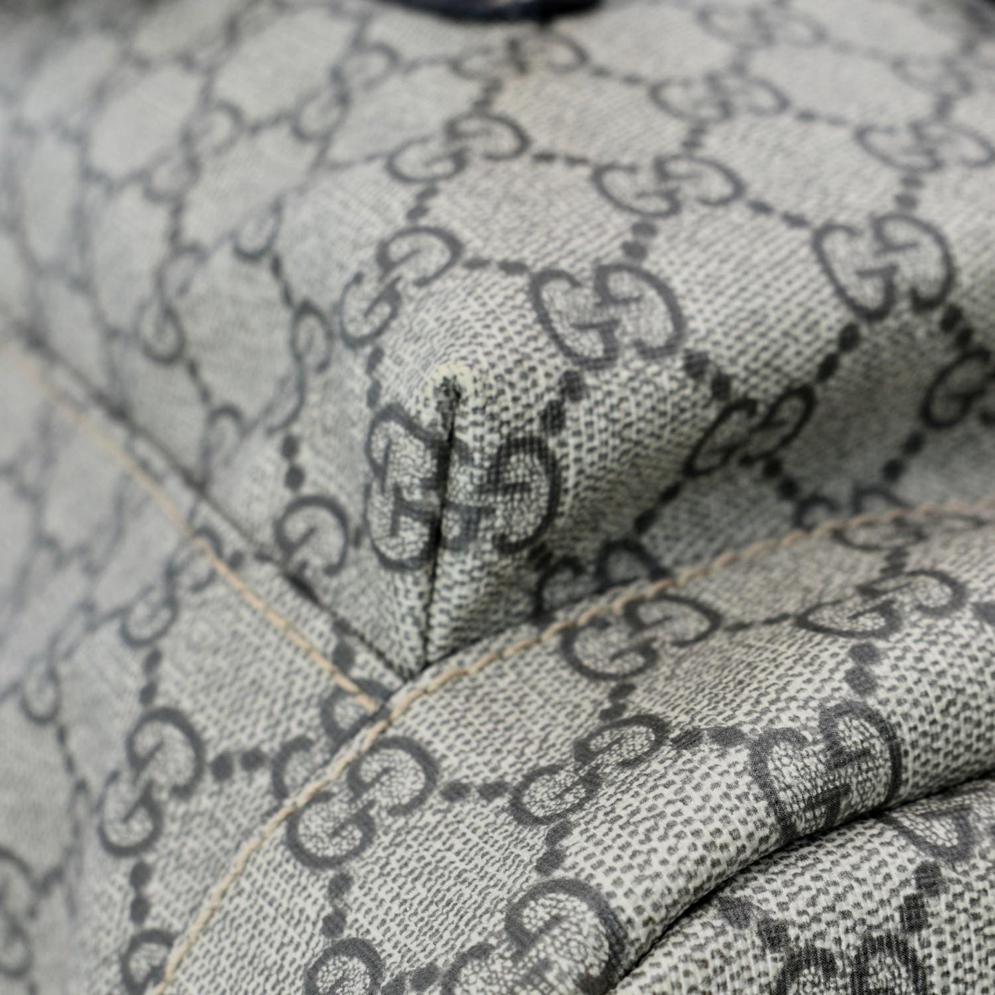 GUCCI Soft GG Supreme Canvas Backpack Bag Beige 473869
