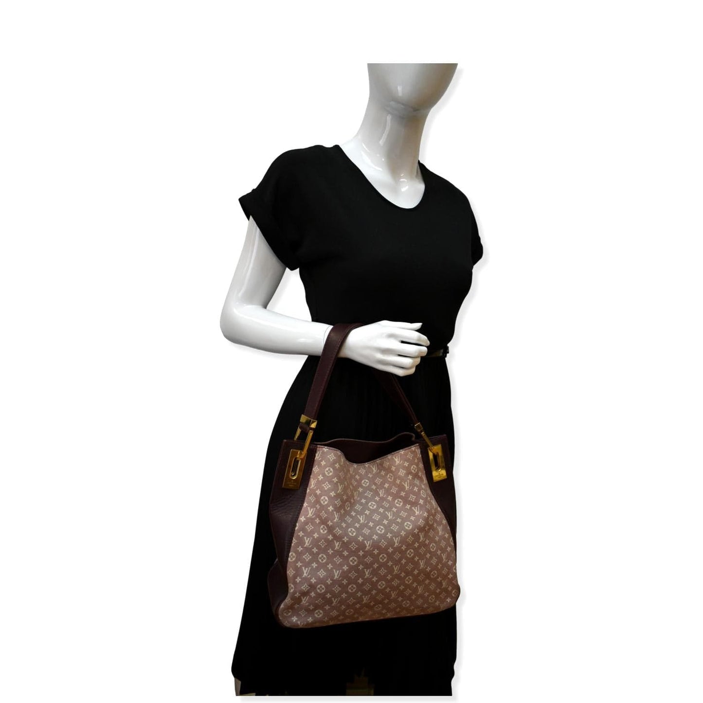 LOUIS VUITTON Rendez-Vous PM Monogram Idylle Hobo Bag Sepia