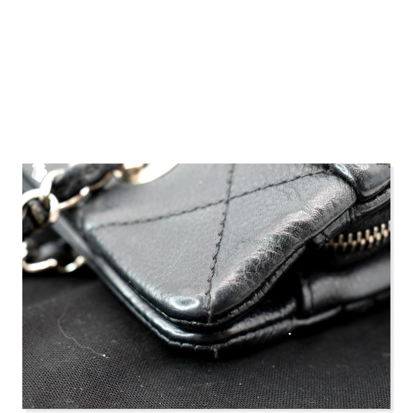 CHANEL Timeless CC Soft Quilted Caviar Leather Shopping Tote Bag Black