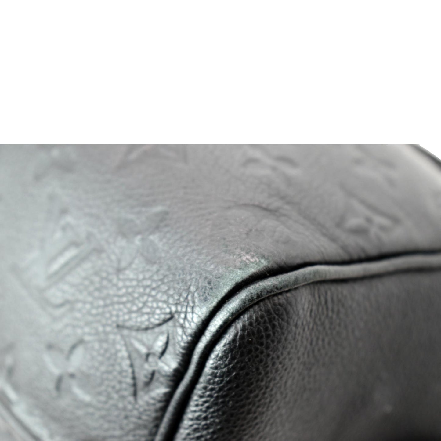 LOUIS VUITTON Speedy Bandouliere 25 Empreinte Leather  Shoulder Bag Black