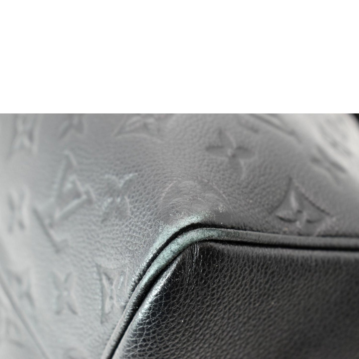 LOUIS VUITTON Speedy Bandouliere 25 Empreinte Leather  Shoulder Bag Black