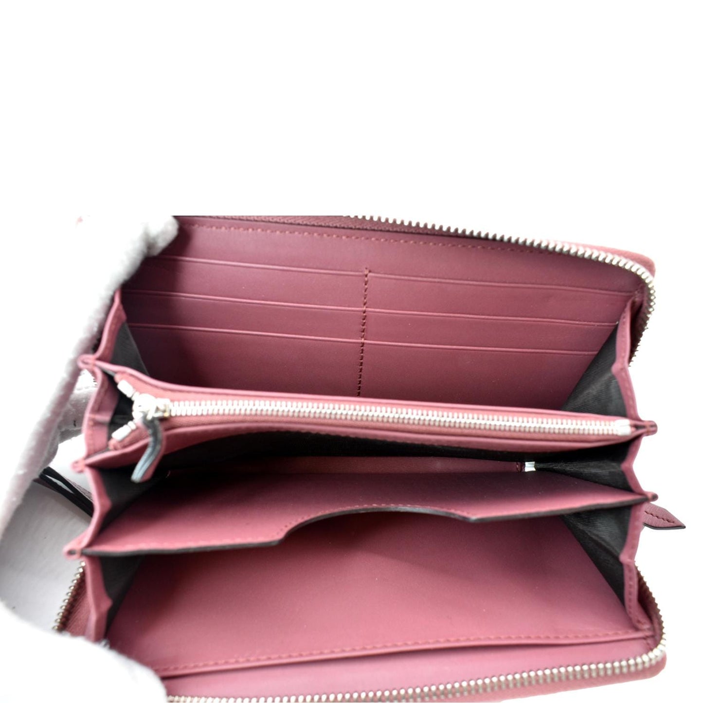 GUCCI Blooms Zip Around GG Canvas Wallet Beige 410076