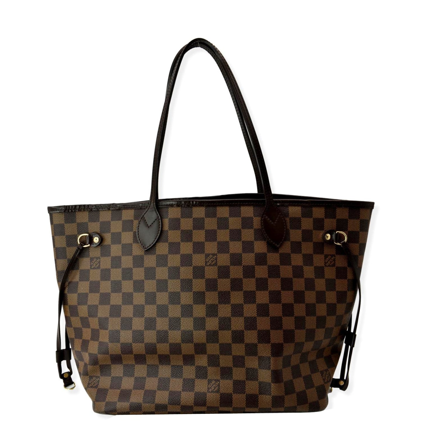 LOUIS VUITTON  Neverfull MM Damier Ebene Tote Bag Brown