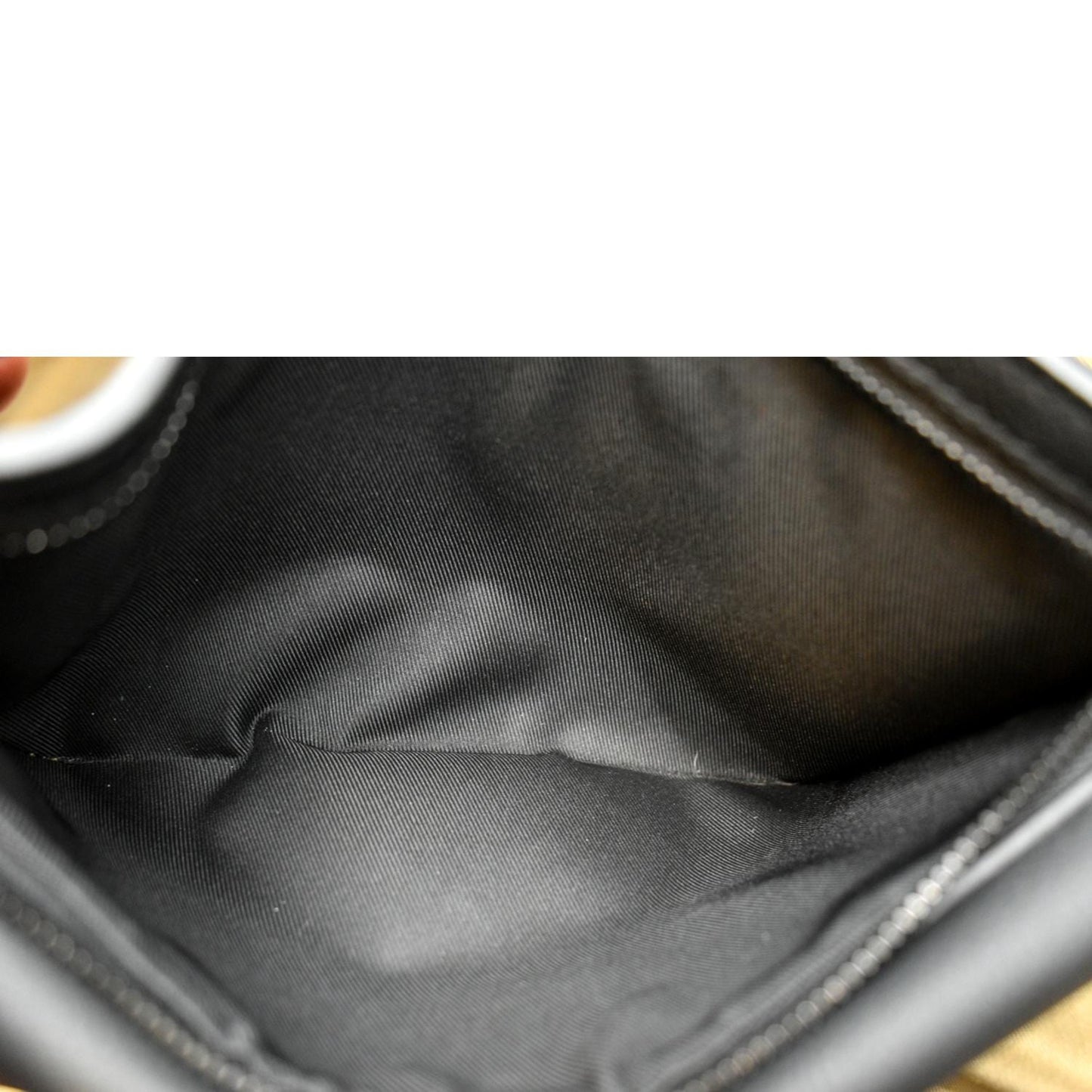 LOUIS VUITTON Sling Aerogram Grained Calf Leather Crossbody Bag Black