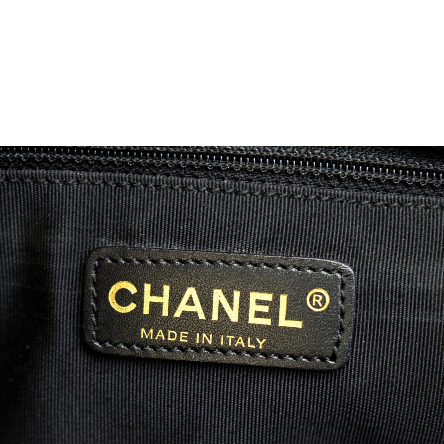 CHANEL Grand Shopping GST Caviar Leather Tote Bag Black