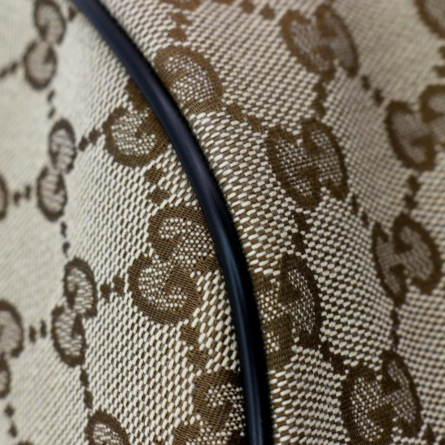 GUCCI GG Monogram Canvas Travel Backpack Bag Beige 449906