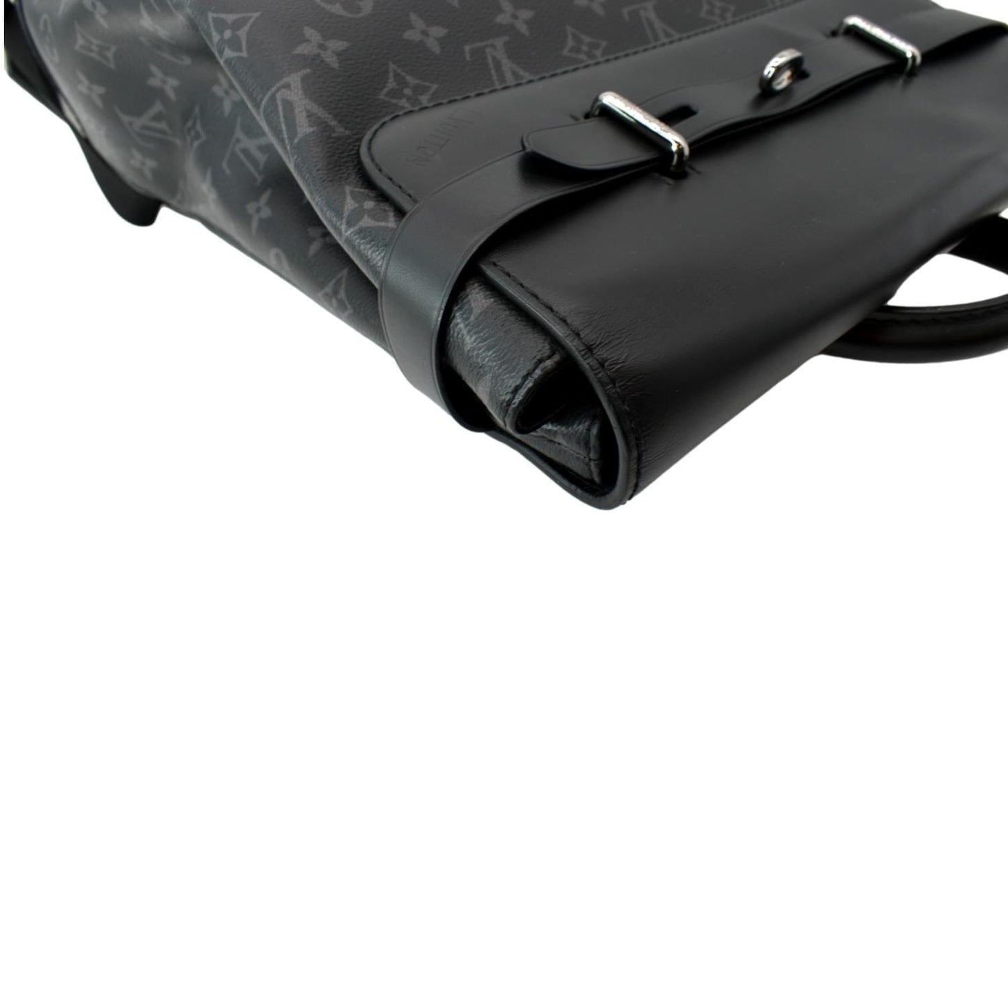 LOUIS VUITTON Steamer Monogram Eclipse Backpack Bag Black
