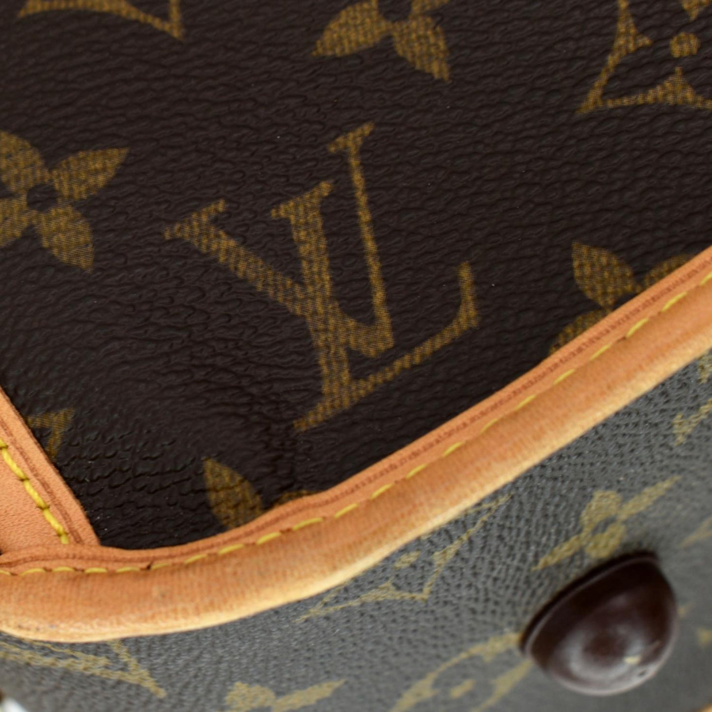 LOUIS VUITTON 3 Hangers Monogram Canvas Garment Bag Brown