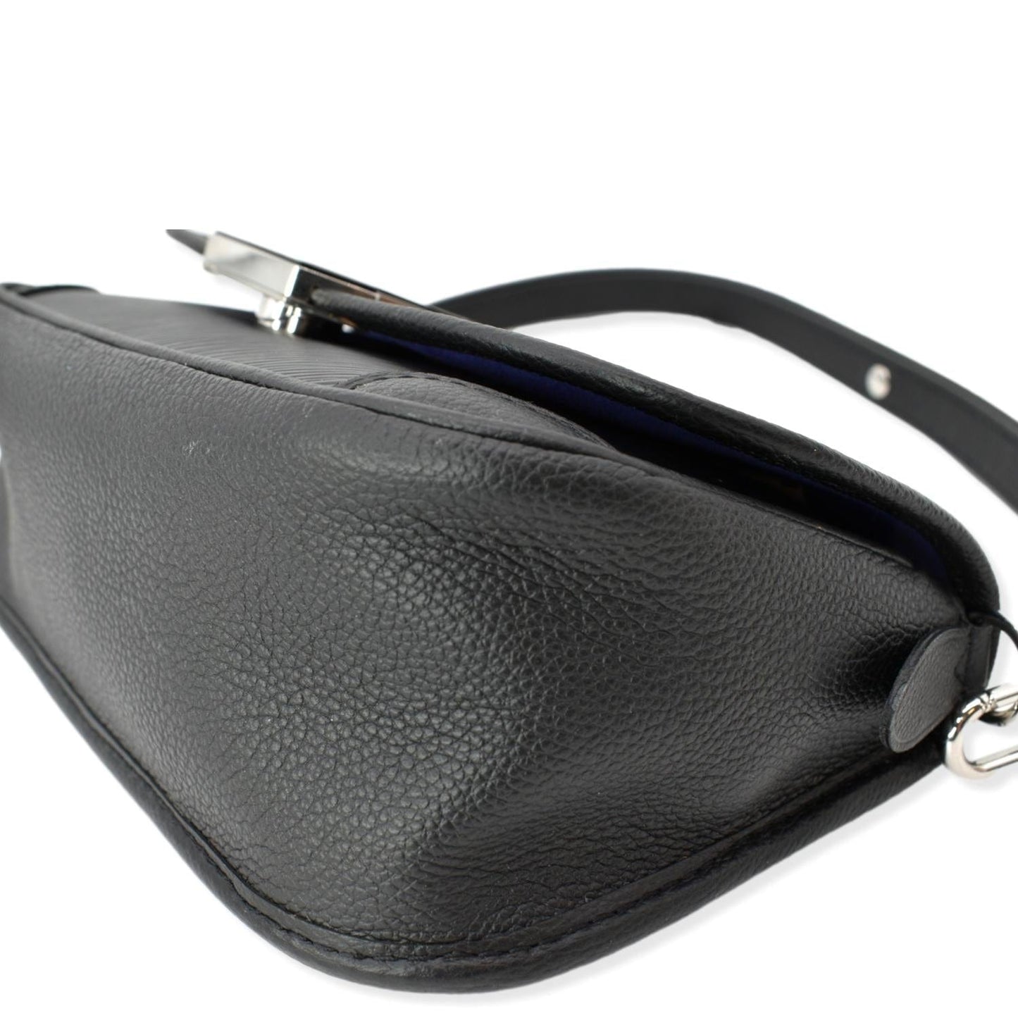 LOUIS VUITTON Buci Epi Grained Leather Shoulder Bag Black