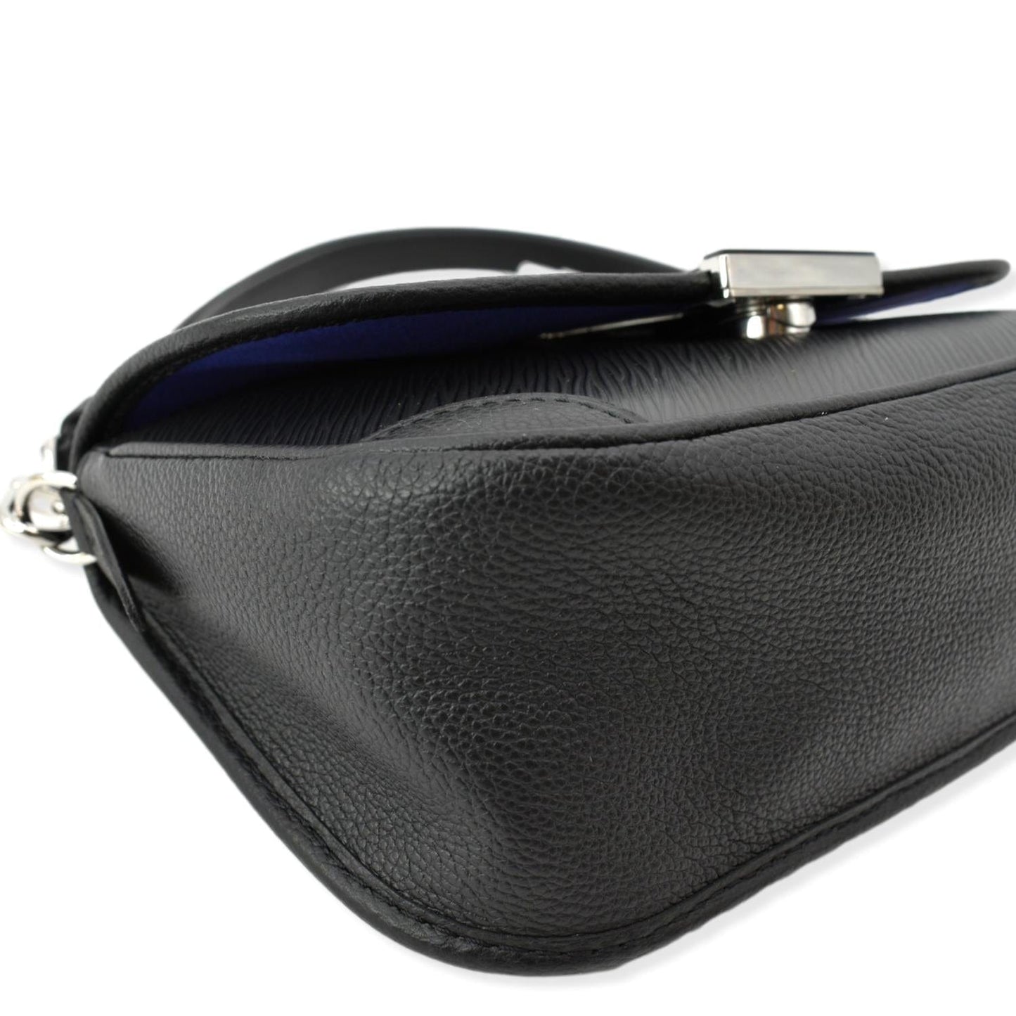 LOUIS VUITTON Buci Epi Grained Leather Shoulder Bag Black