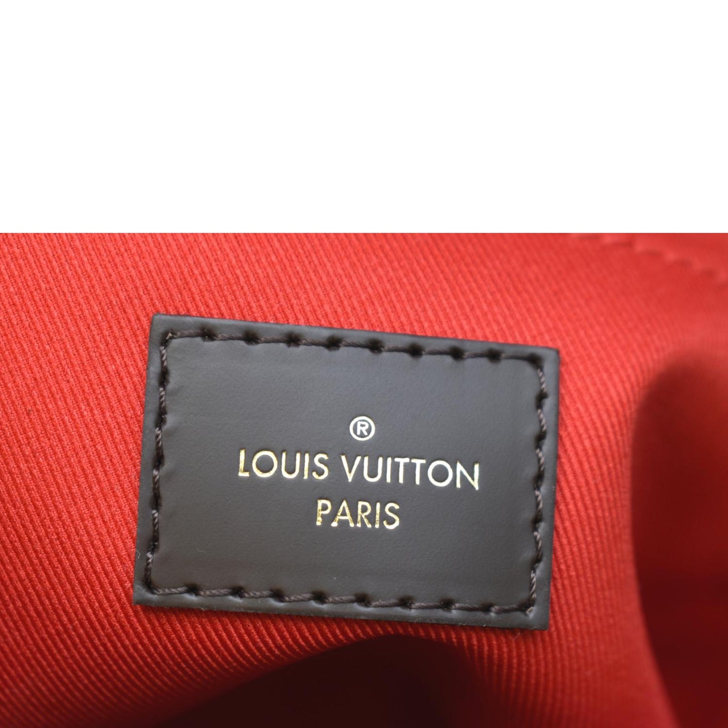 LOUIS VUITTON Croisette Damier Ebene Crossbody Bag Brown