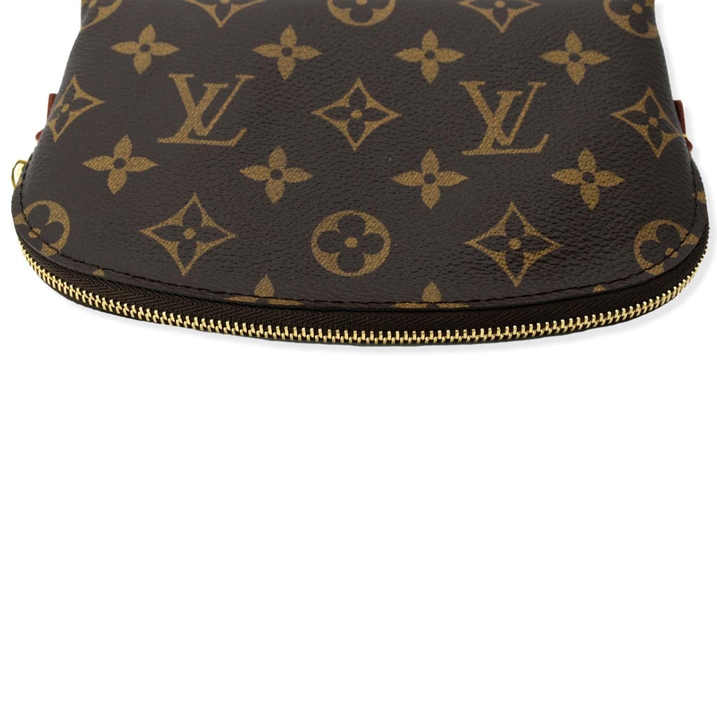 LOUIS VUITTON  Monogram Canvas Cosmetic Pouch Brown
