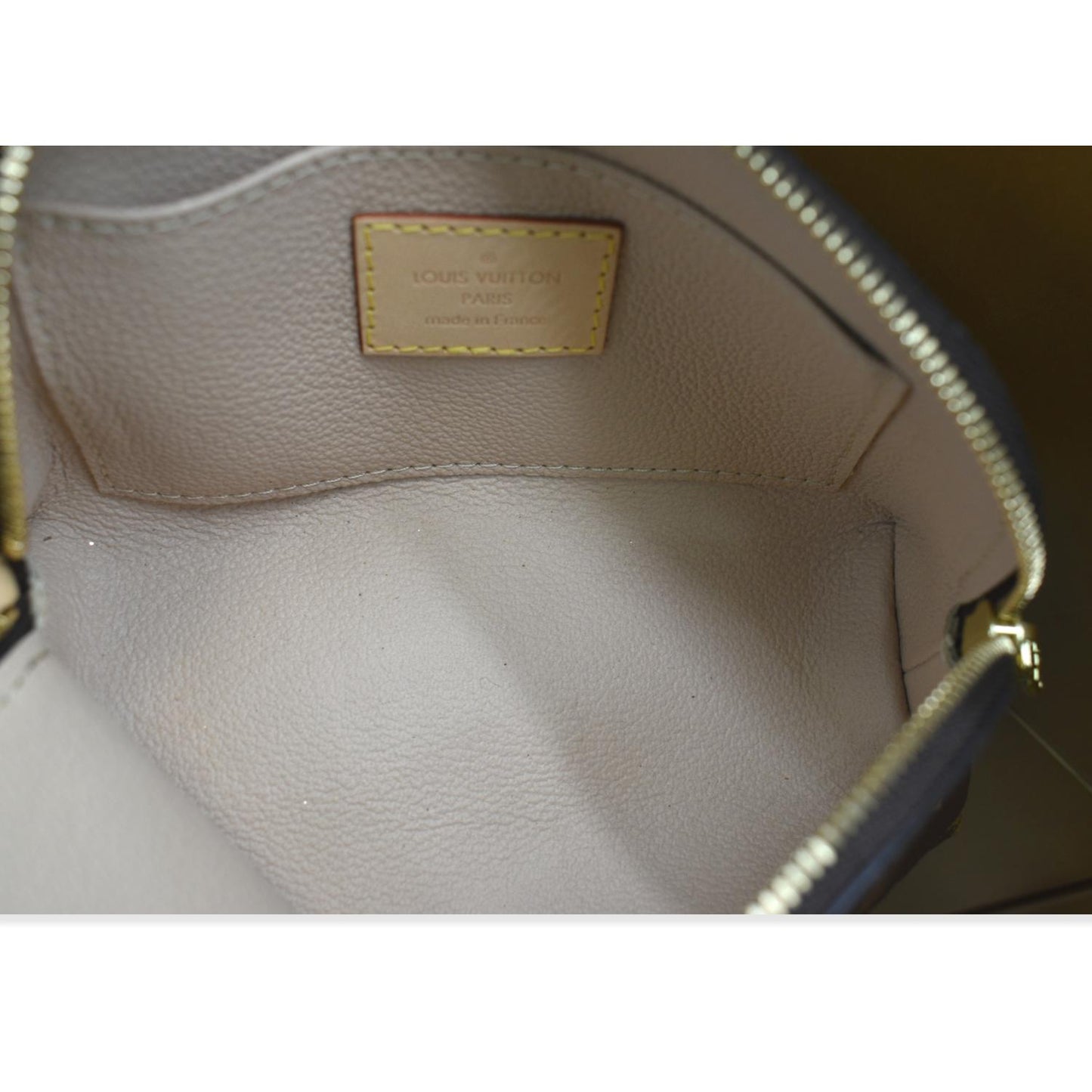 LOUIS VUITTON  Monogram Canvas Cosmetic Pouch Brown