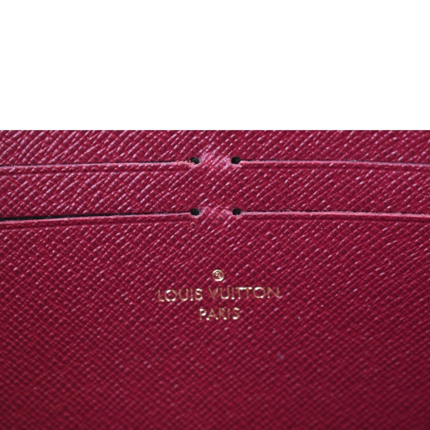 LOUIS VUITTON Zip Around Monogram Canvas Wallet Brown