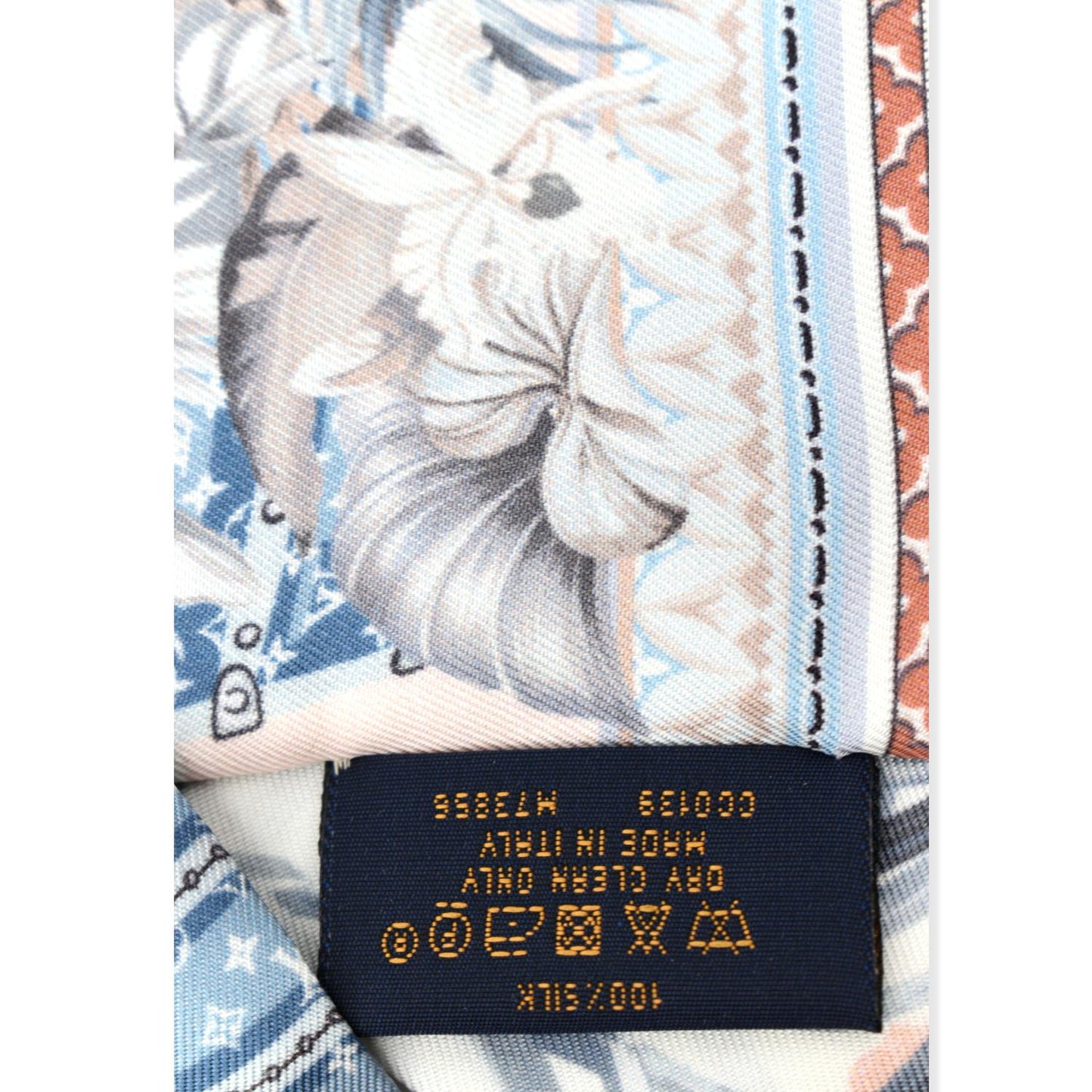 LOUIS VUITTON Voyage Extraordinaire Silk Bandeau