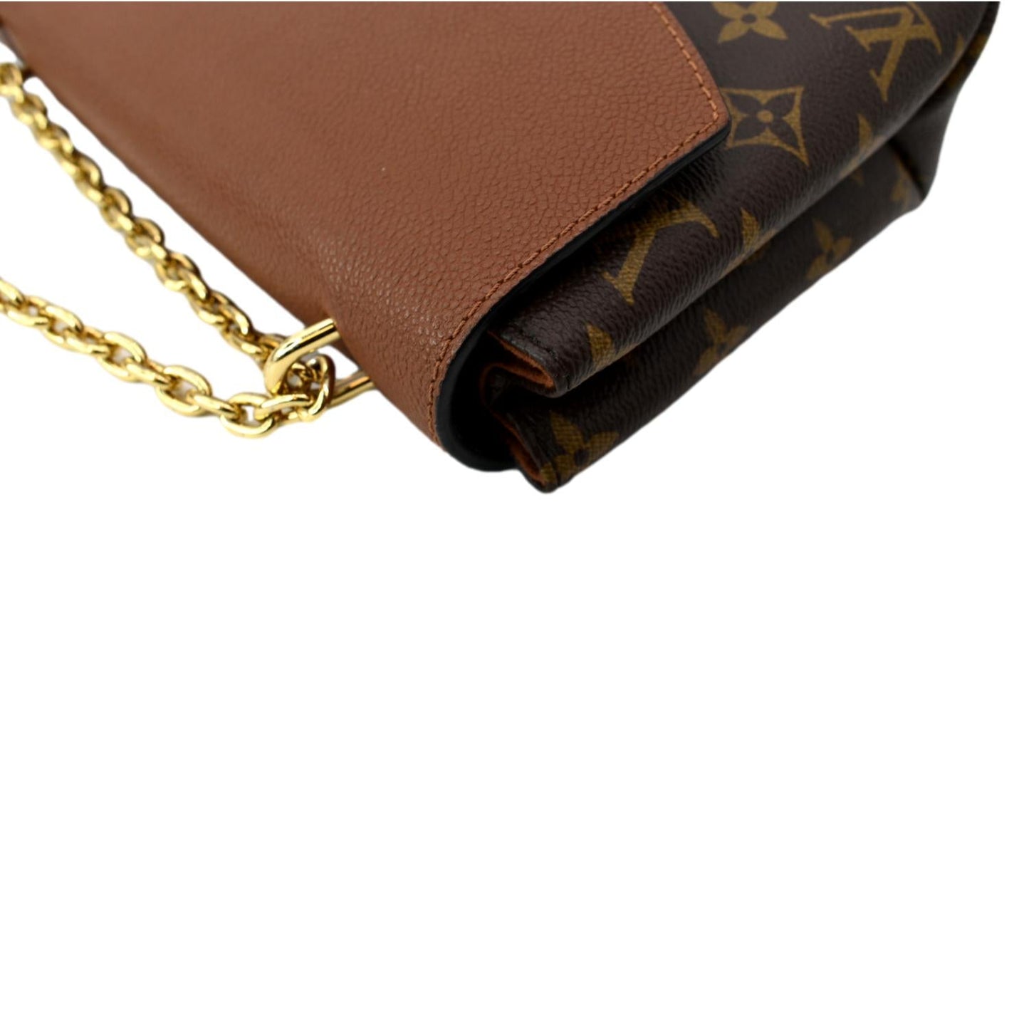 LOUIS VUITTON Saint Placide Monogram Canvas Crossbody Bag Brown