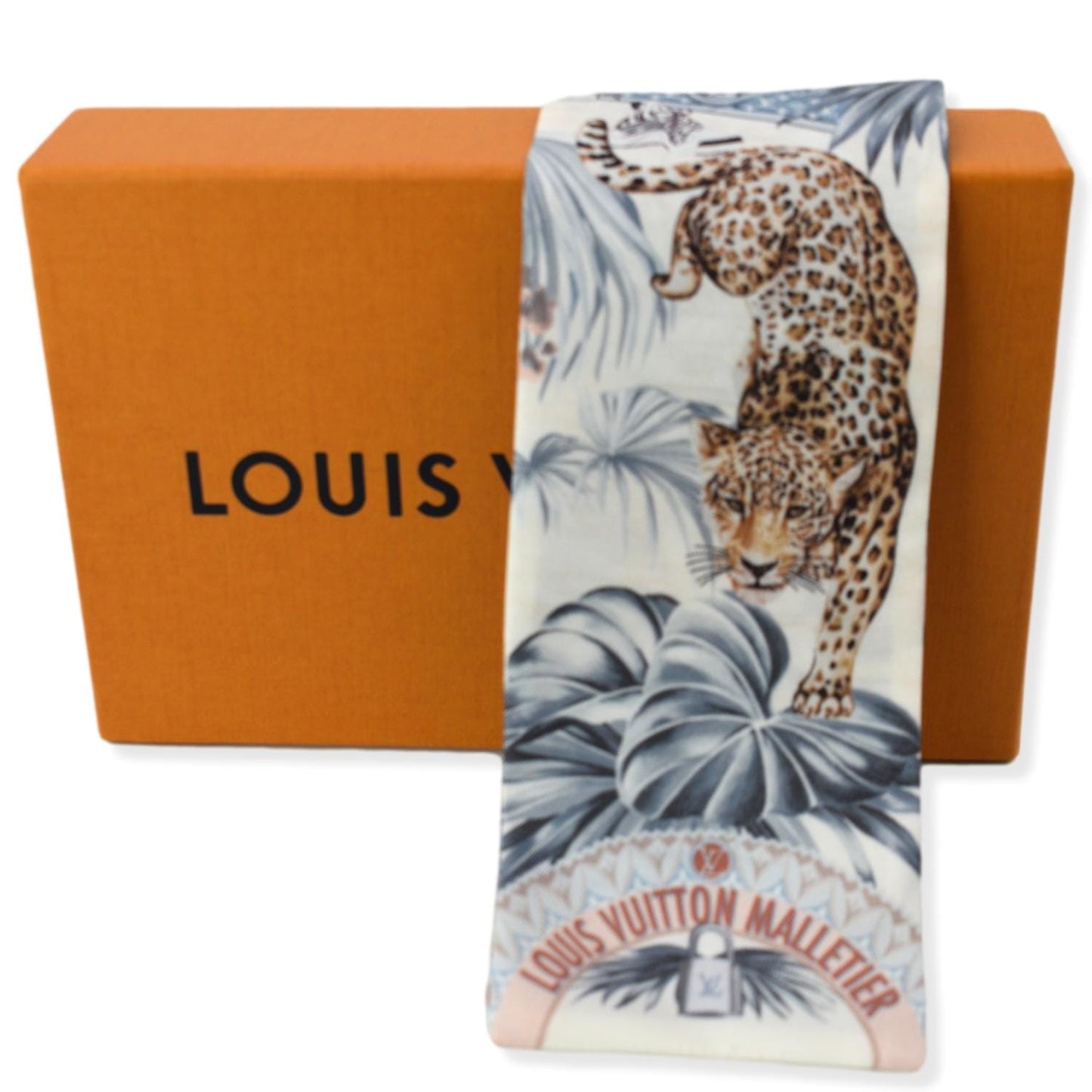 LOUIS VUITTON Voyage Extraordinaire Silk Bandeau