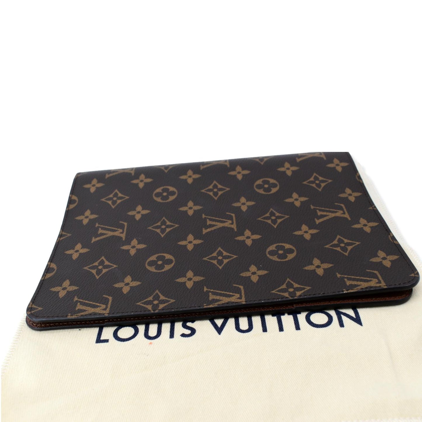LOUIS VUITTON Monogram Canvas Note Book Cover Brown