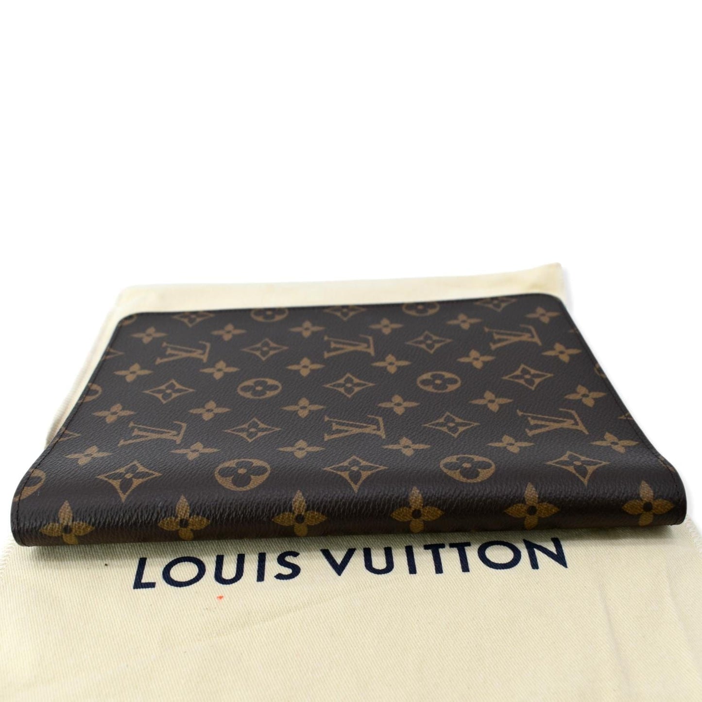 LOUIS VUITTON Monogram Canvas Note Book Cover Brown