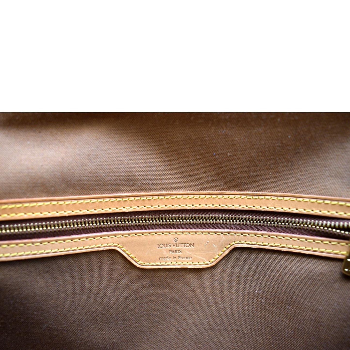 Louis Vuitton Beverly GM Monogram Canvas Briefcase Crossbody Bag Brown