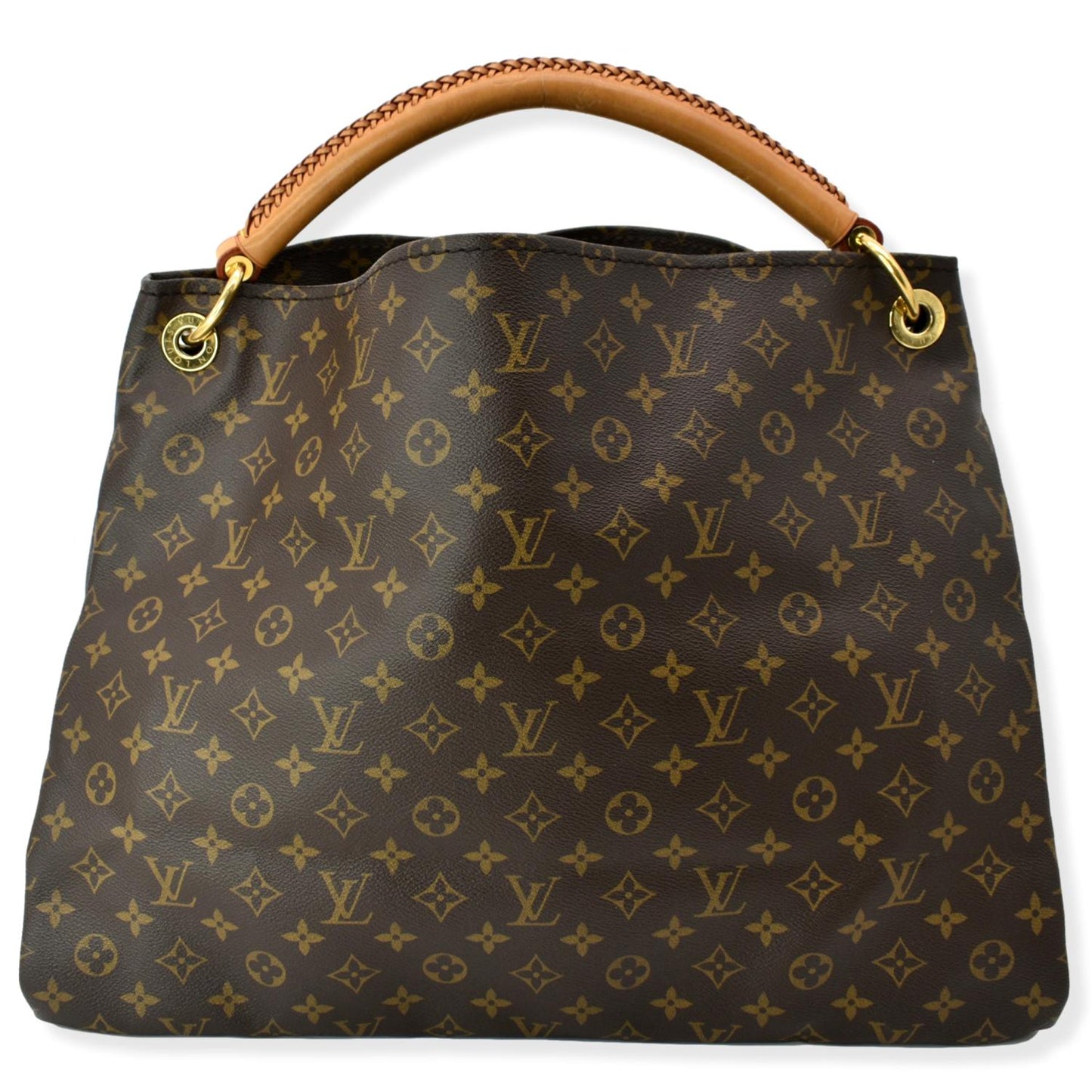 LOUIS VUITTON Artsy GM Monogram Canvas Hobo Bag Brown