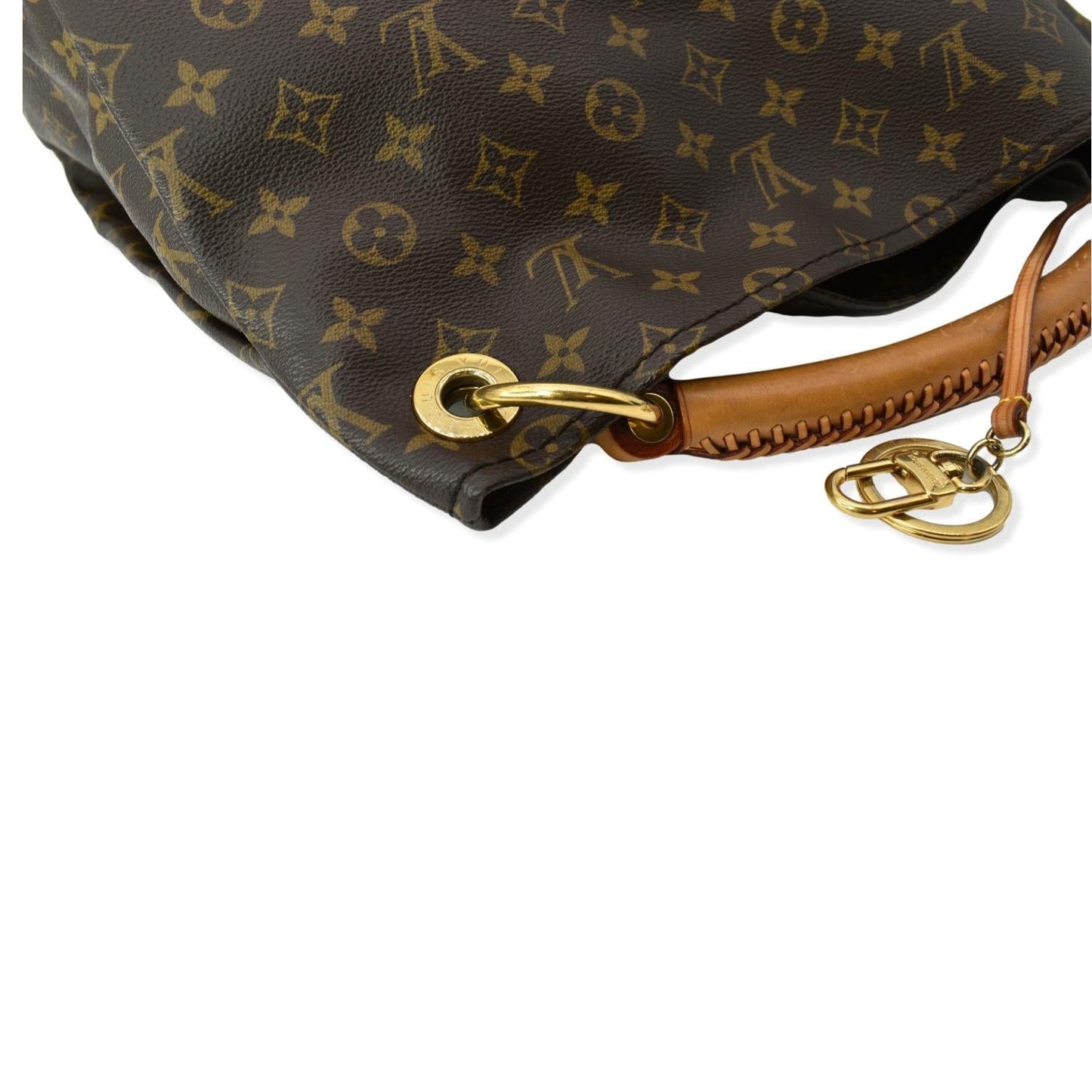 LOUIS VUITTON Artsy GM Monogram Canvas Hobo Bag Brown