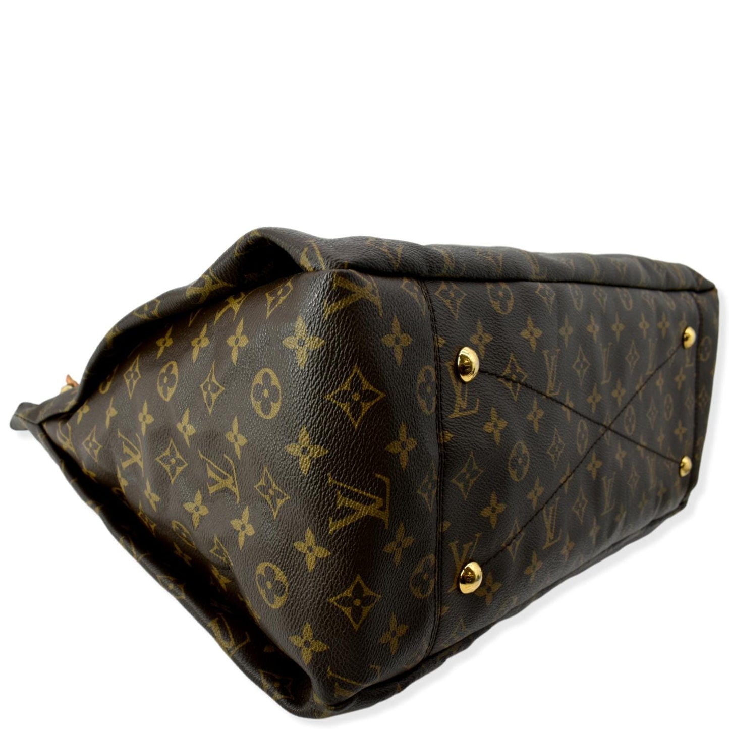 LOUIS VUITTON Artsy GM Monogram Canvas Hobo Bag Brown