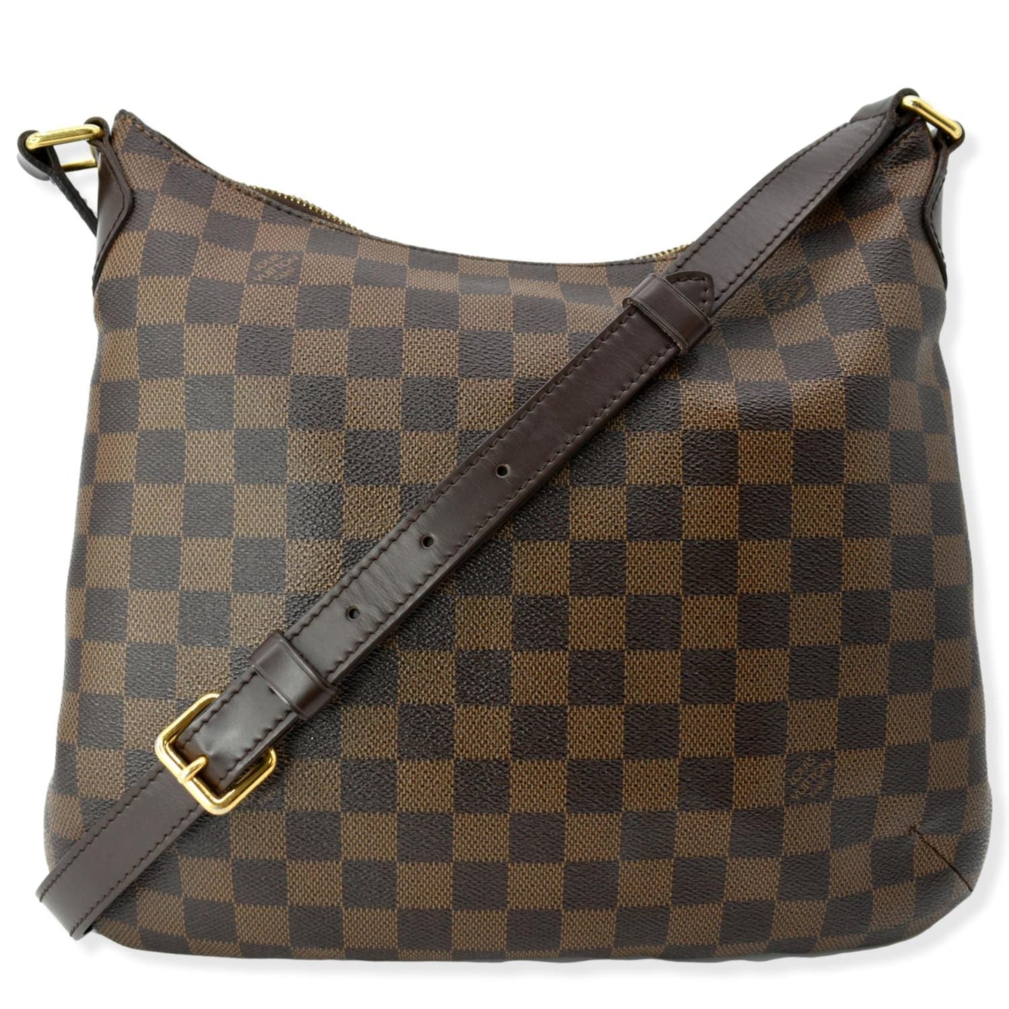 LOUIS VUITTON Bloomsbury PM Damier Ebene Crossbody Bag Brown