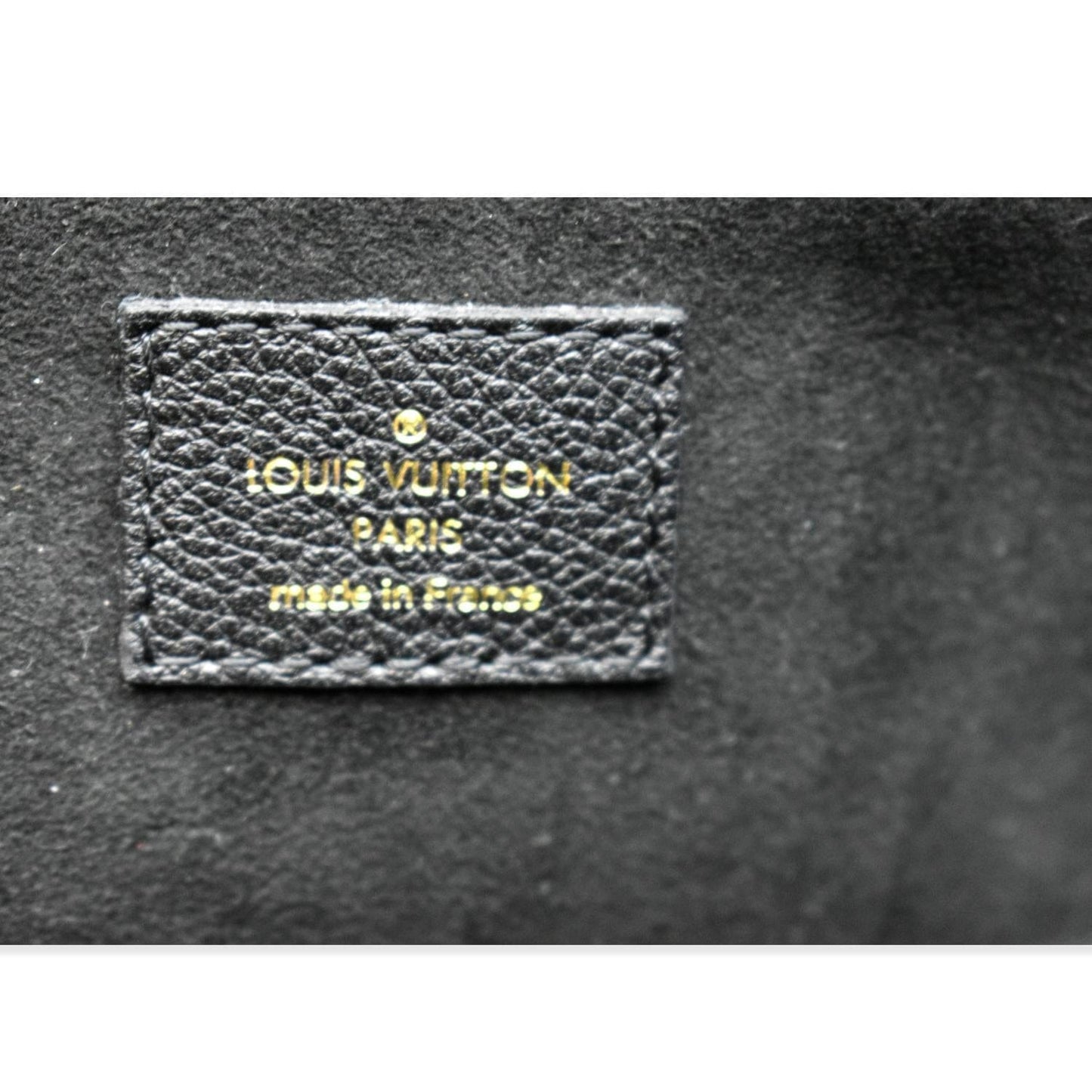 LOUIS VUITTON Vavin PM Monogram Empreinte Shoulder Bag Black