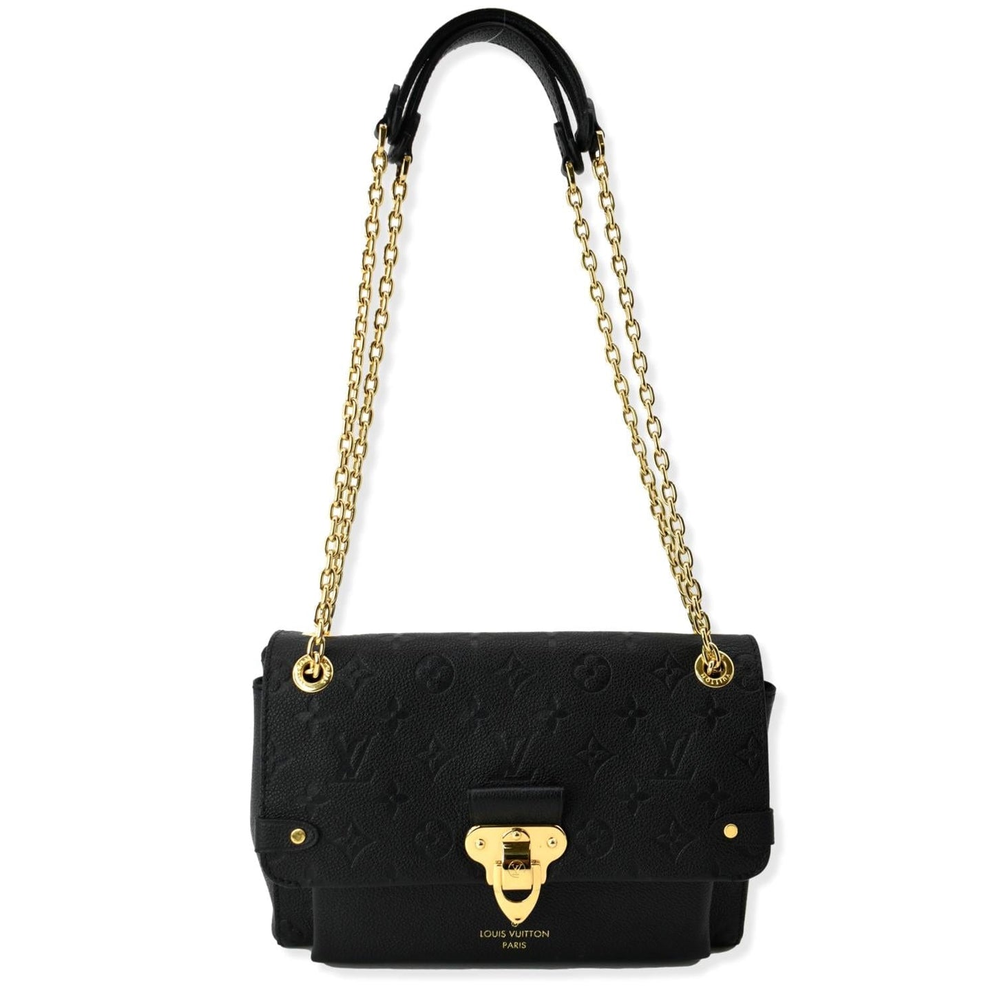 LOUIS VUITTON Vavin PM Monogram Empreinte Shoulder Bag Black