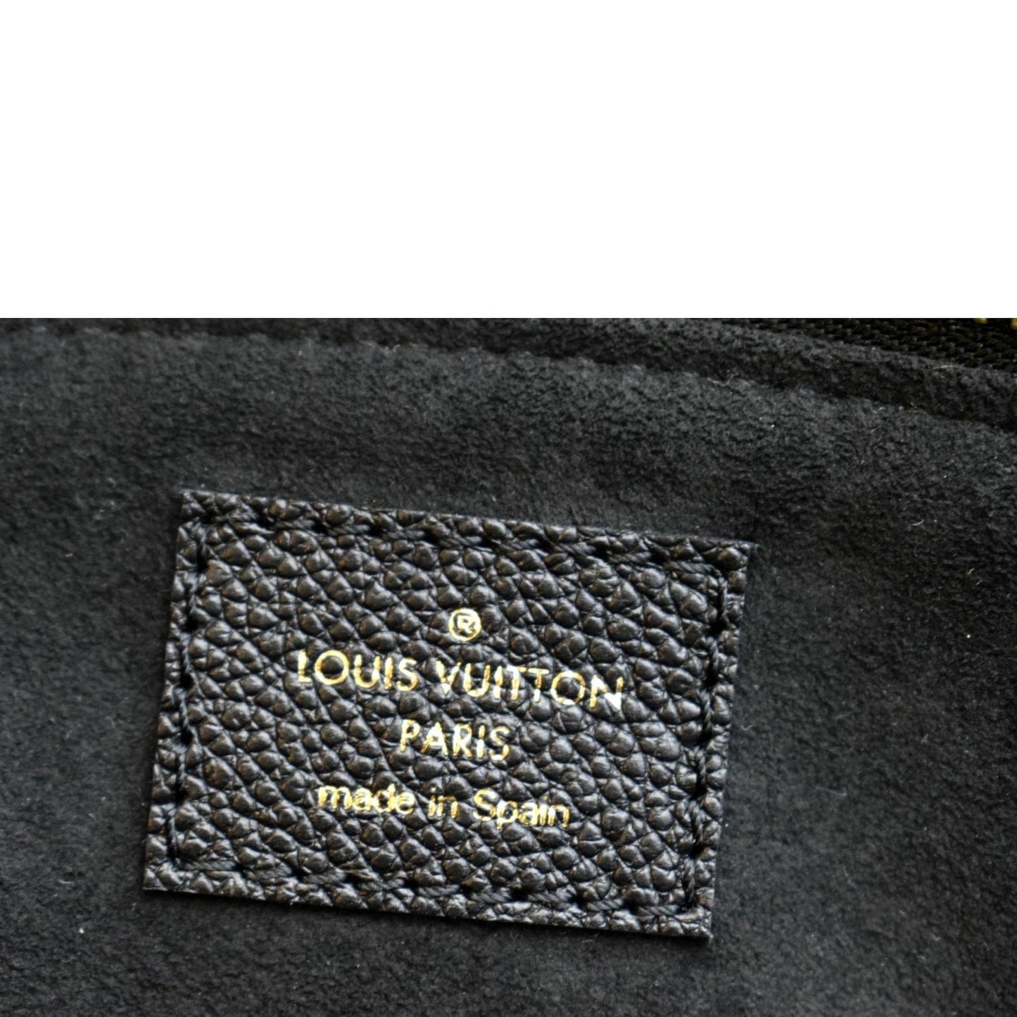 LOUIS VUITTON Petit Palais Embossed Leather Shoulder Bag Bicolor