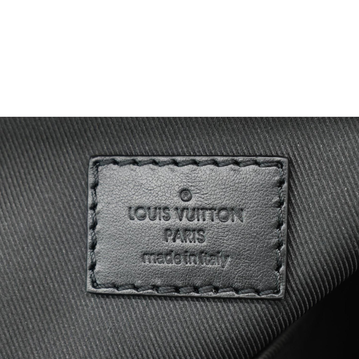 LOUIS VUITTON Dean Monogram Macassar Canvas Backpack Bag Black
