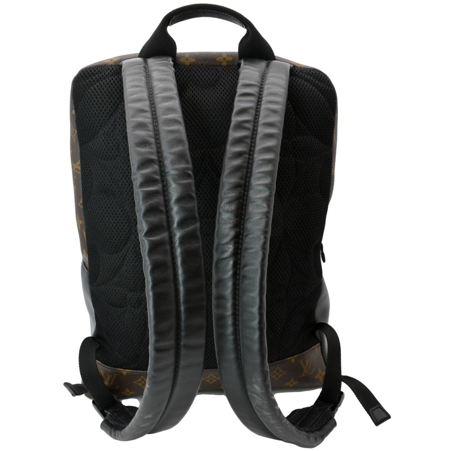 LOUIS VUITTON Dean Monogram Macassar Canvas Backpack Bag Black