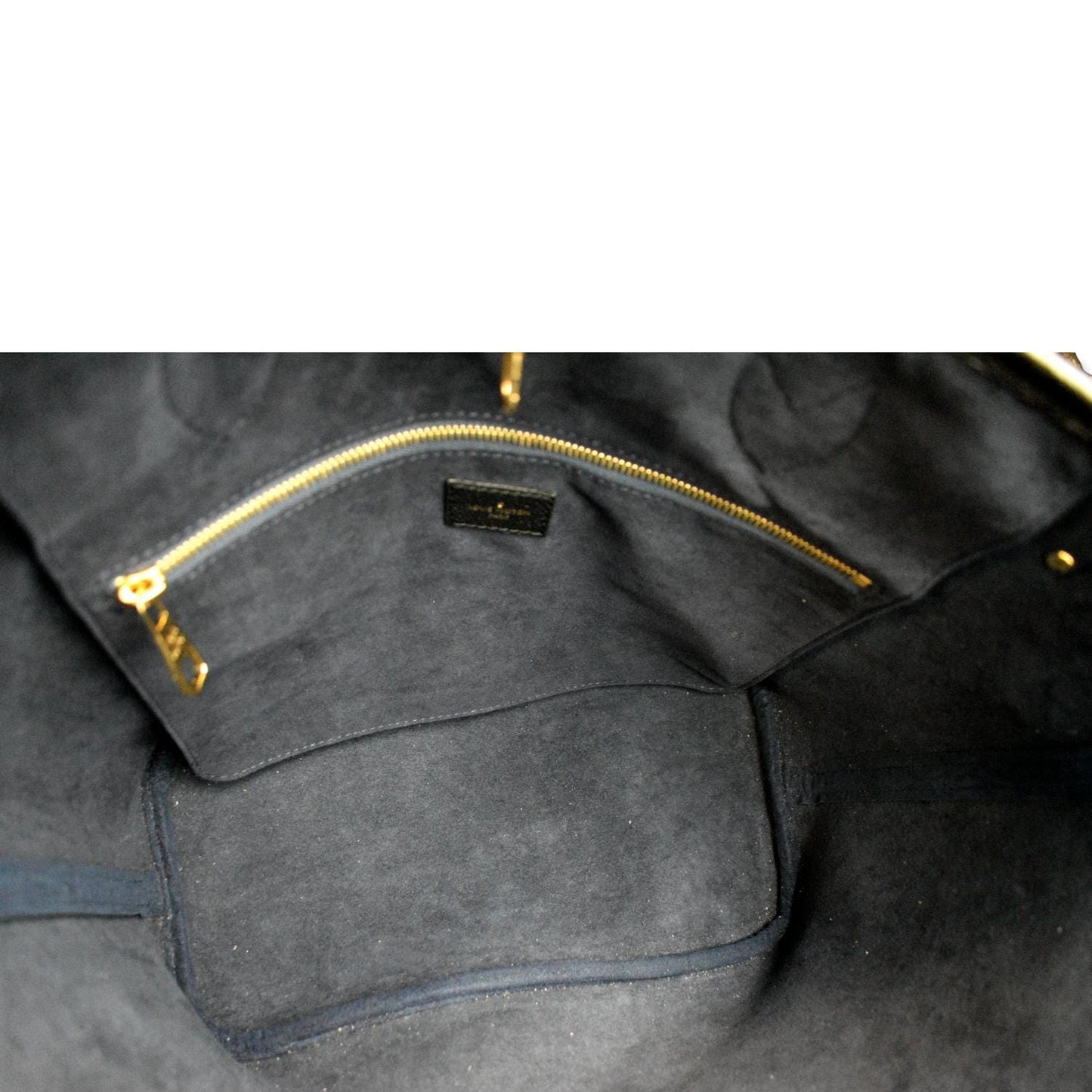 LOUIS VUITTON  Neverfull MM Monogram Empreinte Tote Bag Black