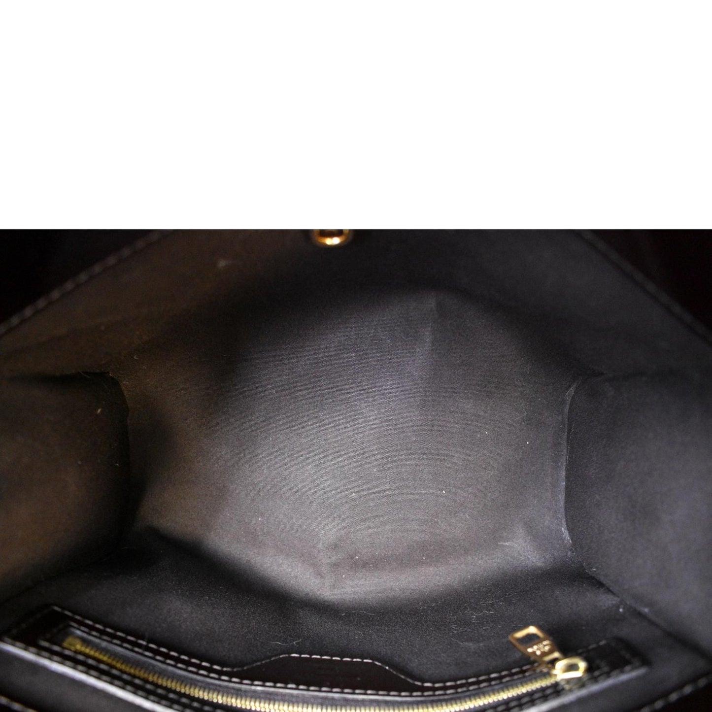LOUIS VUITTON Catalina Vernis Leather Satchel Bag Amarante
