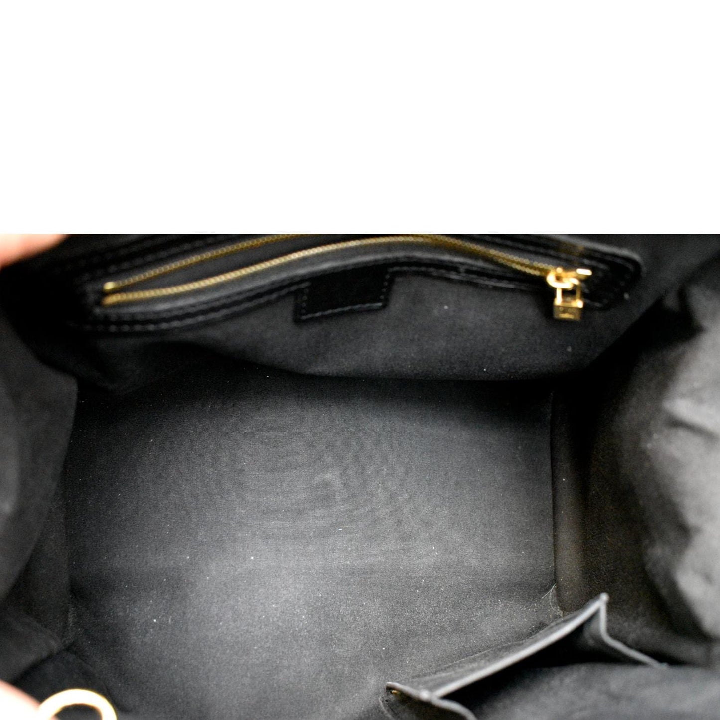 LOUIS VUITTON Josephine PM Mini Lin Monogram Canvas Satchel Bag Grey