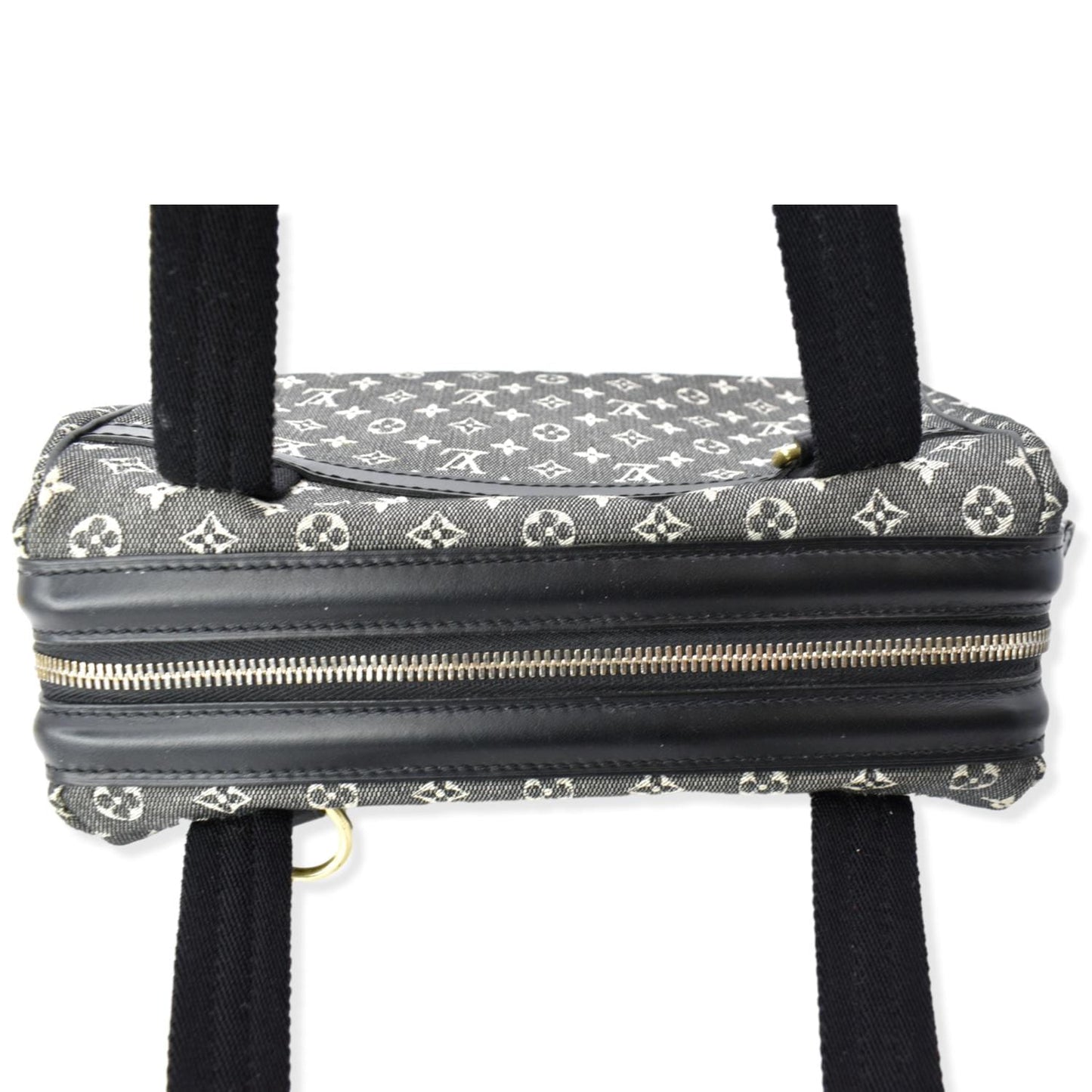 LOUIS VUITTON Josephine PM Mini Lin Monogram Canvas Satchel Bag Grey