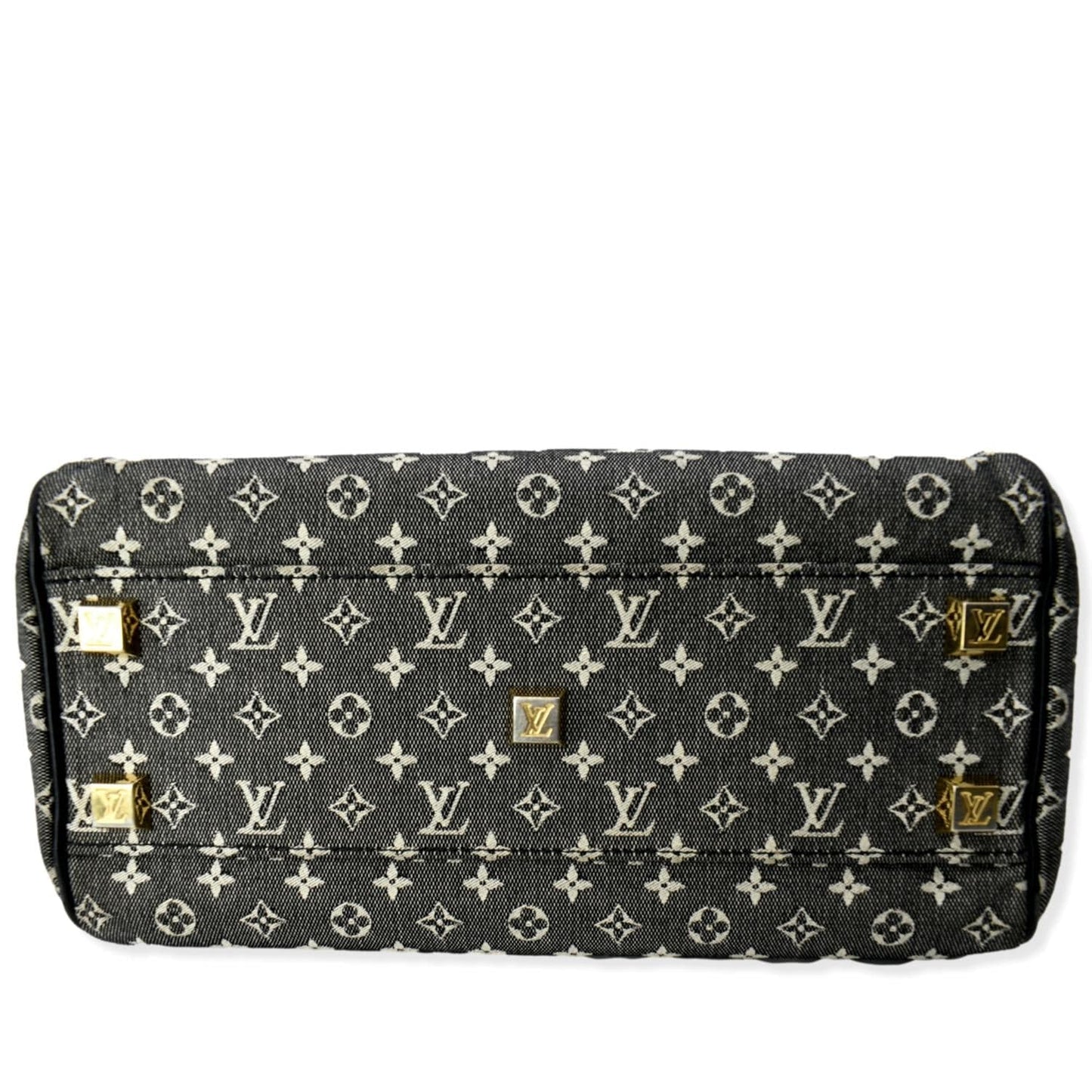 LOUIS VUITTON Josephine PM Mini Lin Monogram Canvas Satchel Bag Grey