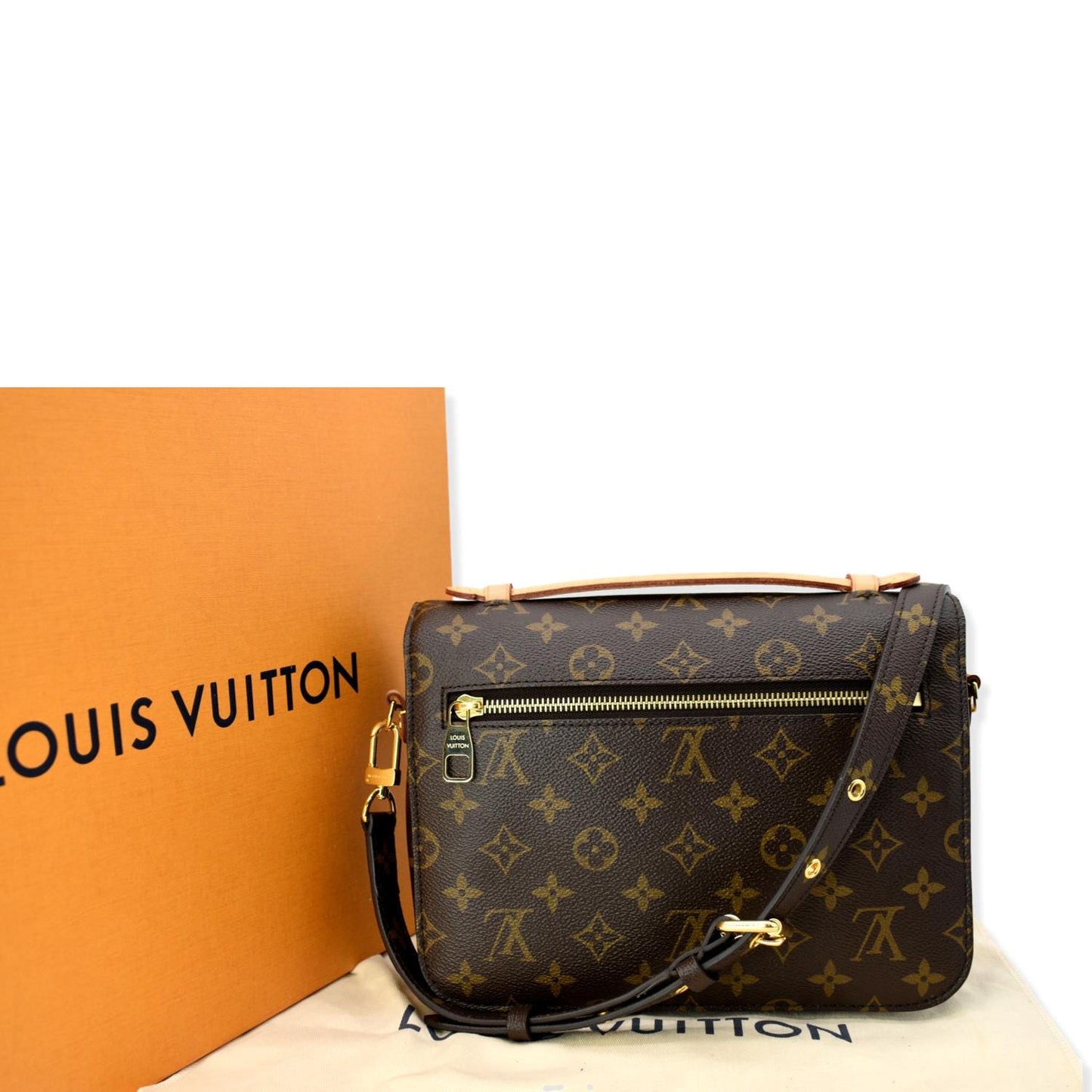 LOUIS VUITTON  Metis Pochette Monogram Canvas Crossbody Bag Brown