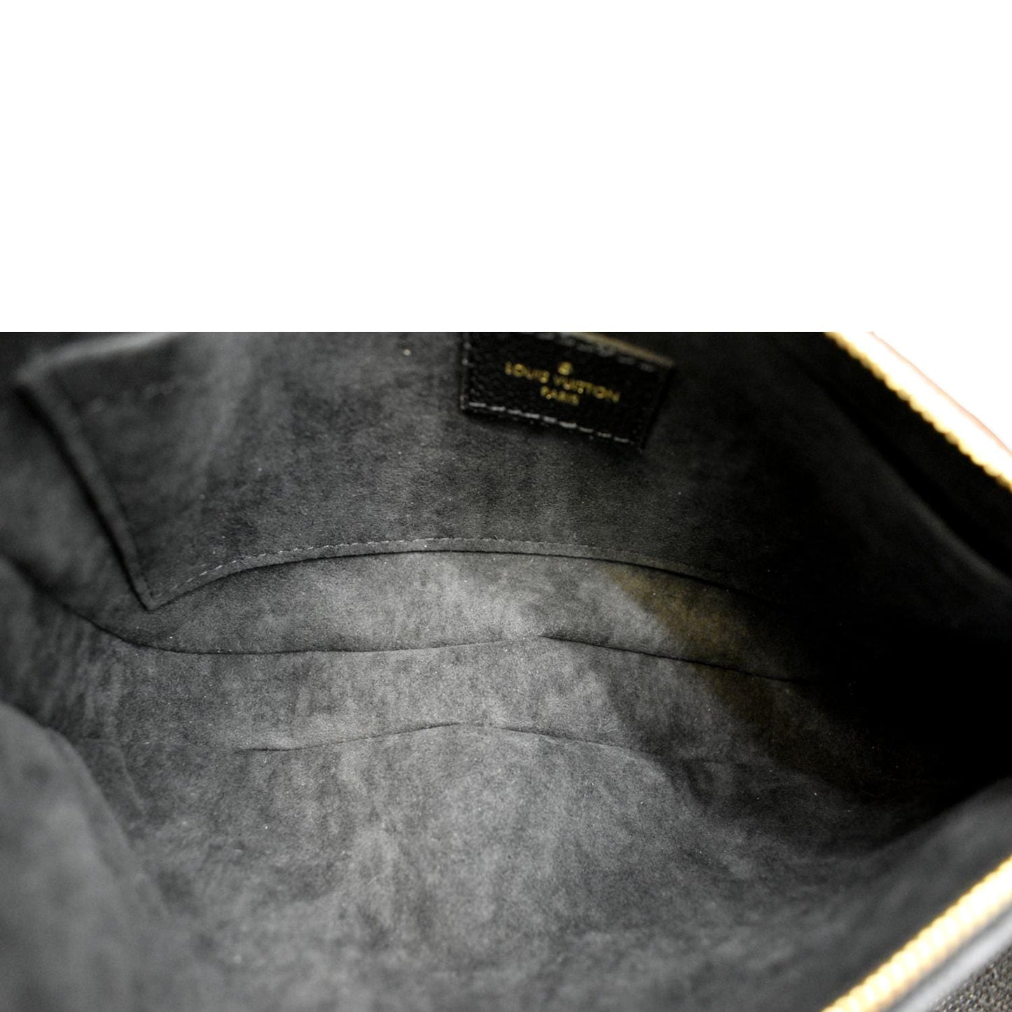 LOUIS VUITTON Multi Pochette Accessoires Monogram Empreinte Shoulder Bag Black
