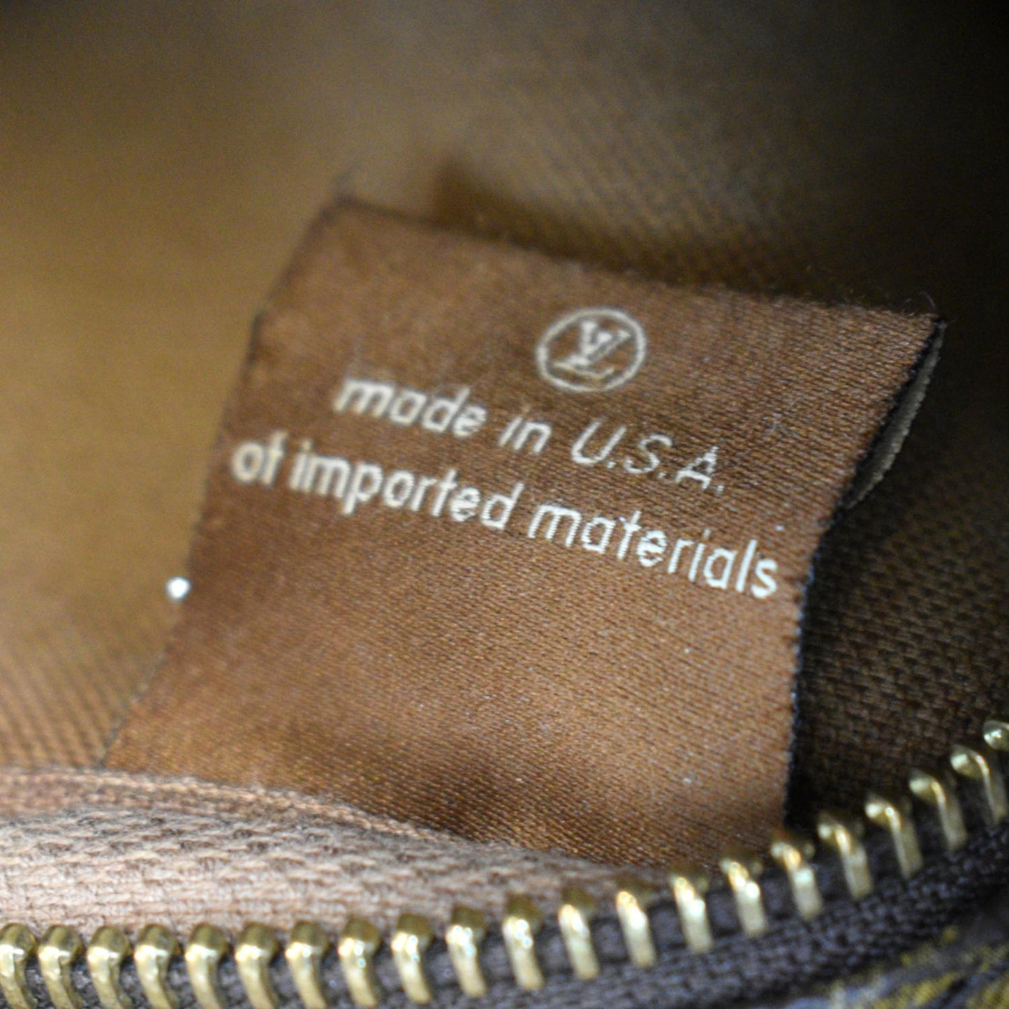 LOUIS VUITTON Speedy 30 Monogram Canvas Satchel Bag Brown