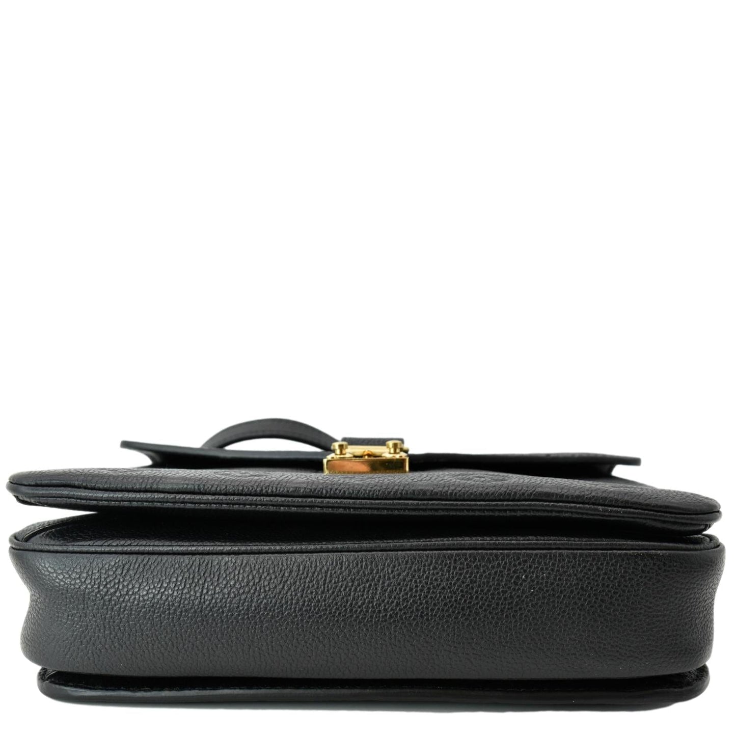 LOUIS VUITTON Metis Pochette Empreinte Leather Crossbody Bag Black