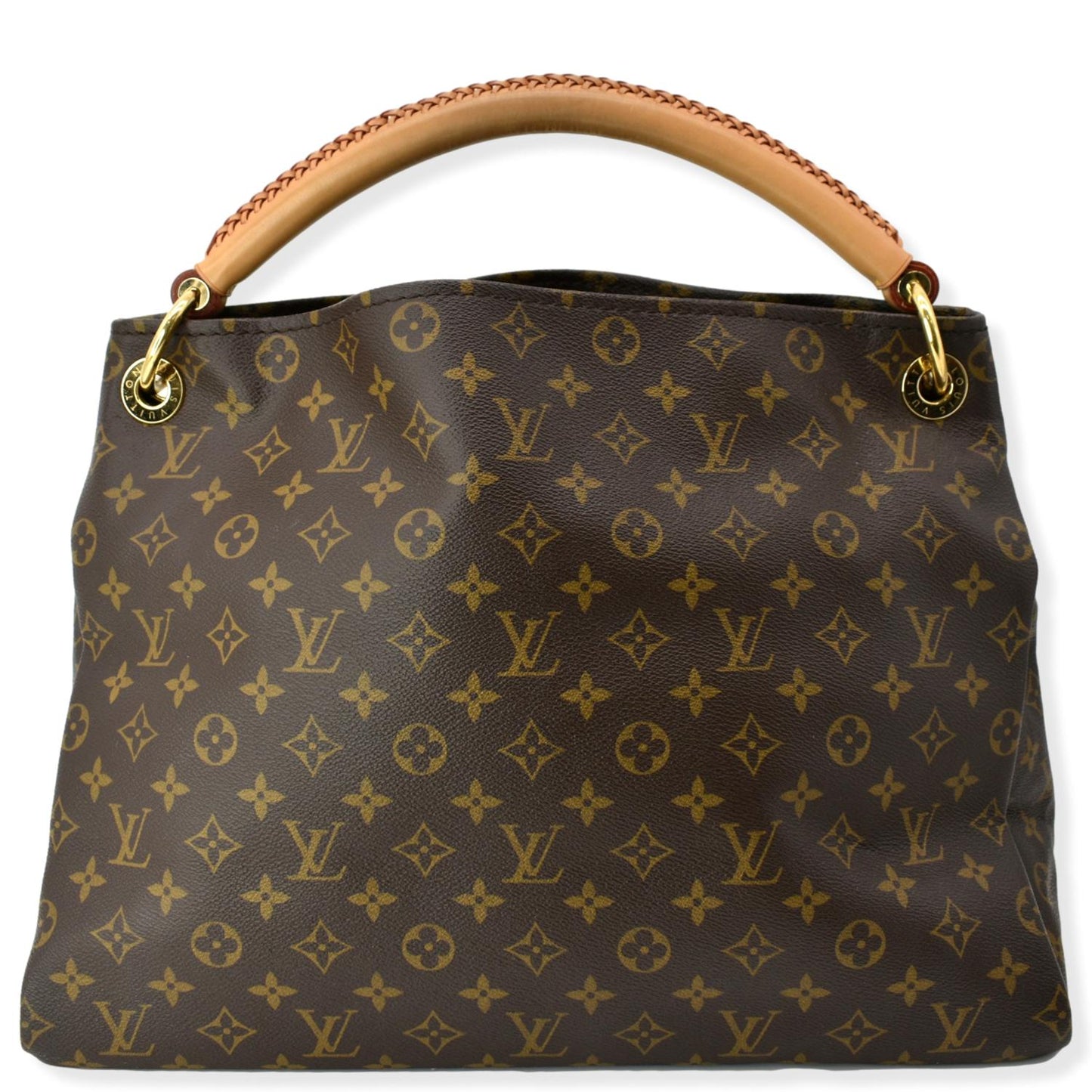 LOUIS VUITTON  Artsy MM Monogram Canvas Hobo Bag Brown