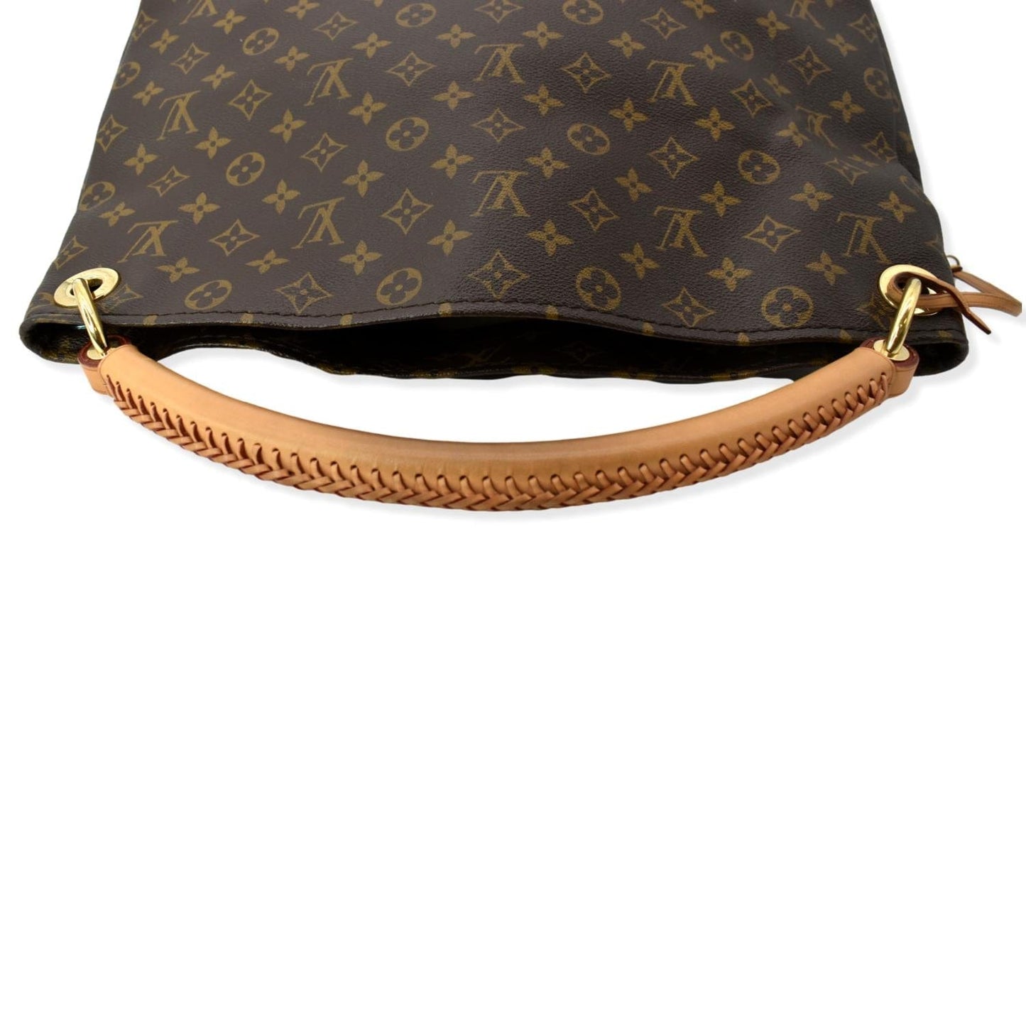 LOUIS VUITTON  Artsy MM Monogram Canvas Hobo Bag Brown