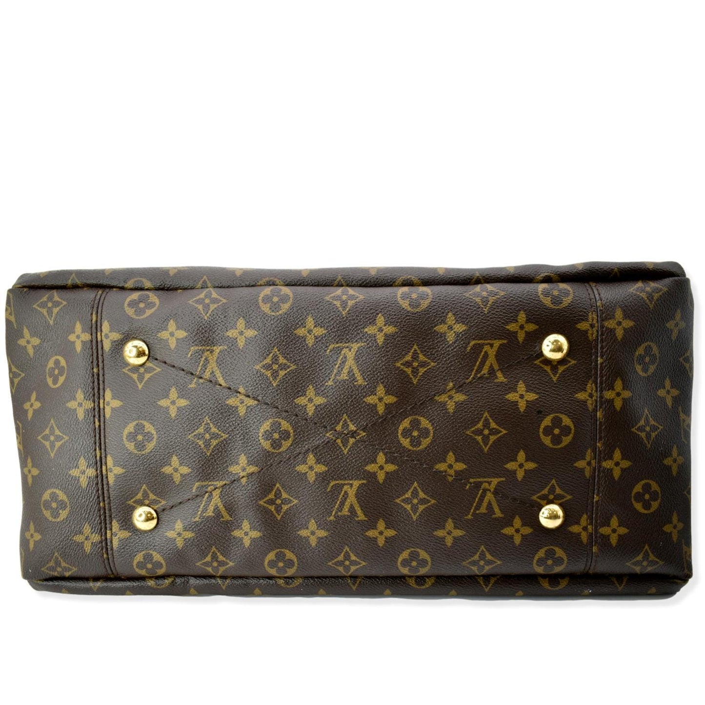 LOUIS VUITTON  Artsy MM Monogram Canvas Hobo Bag Brown