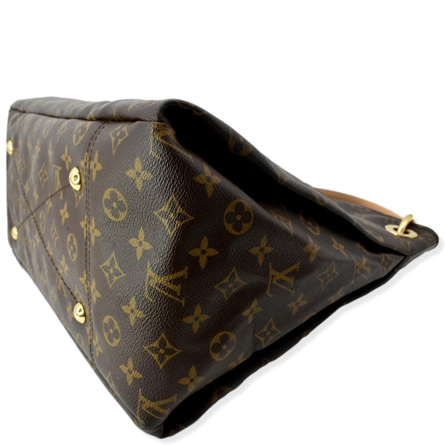 LOUIS VUITTON  Artsy MM Monogram Canvas Hobo Bag Brown