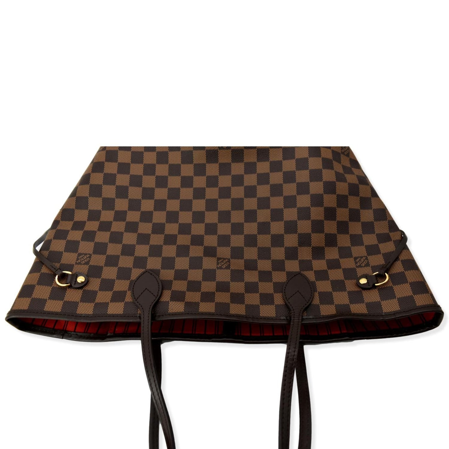 LOUIS VUITTON  Neverfull MM Damier Ebene Tote Bag Brown
