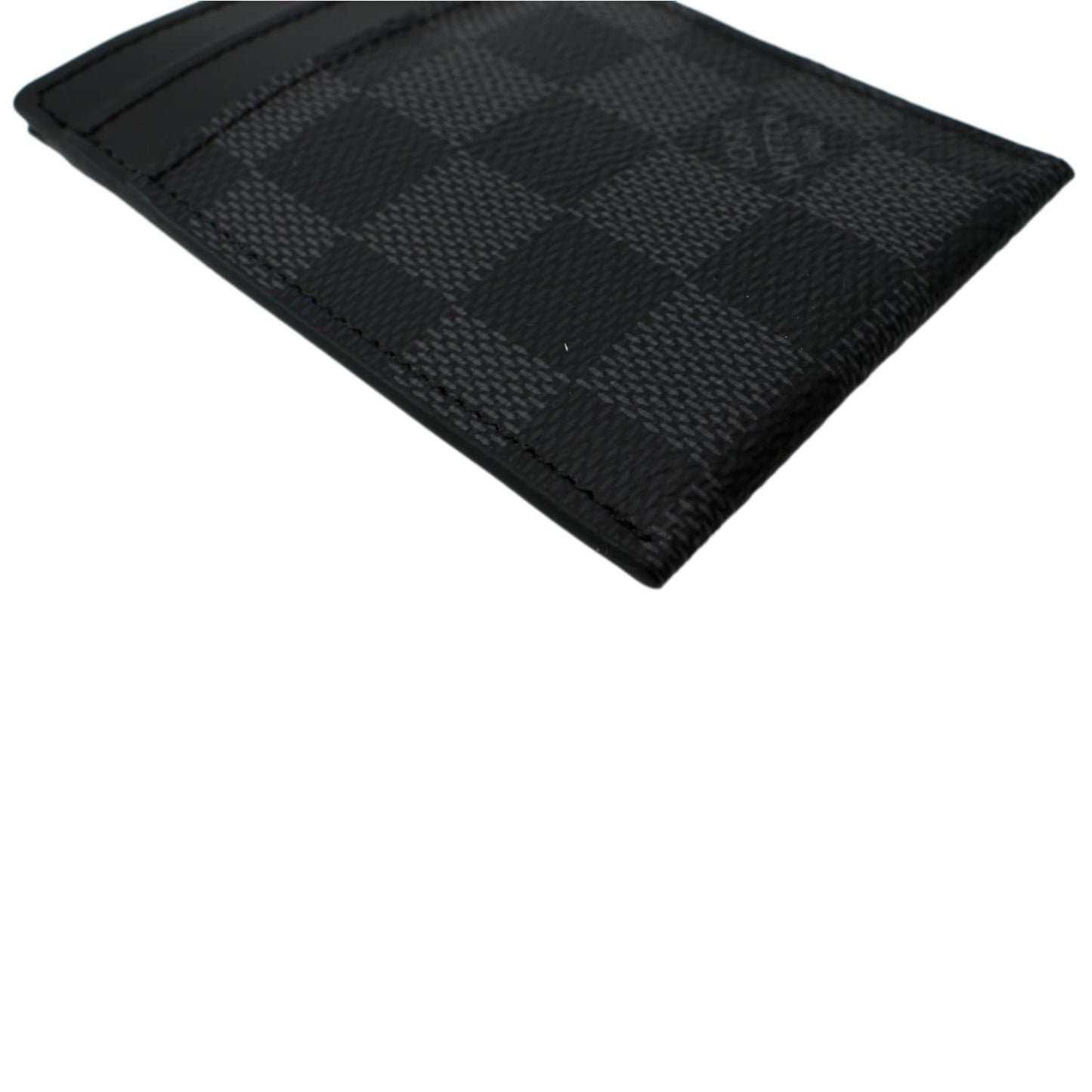 Louis Vuitton Pince Damier Graphite Card Holder Black