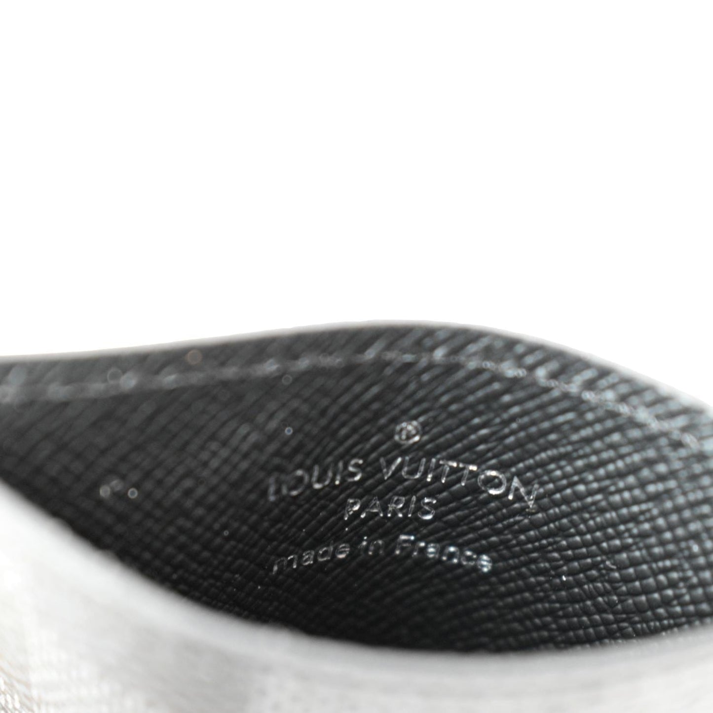 Louis Vuitton Pince Damier Graphite Card Holder Black