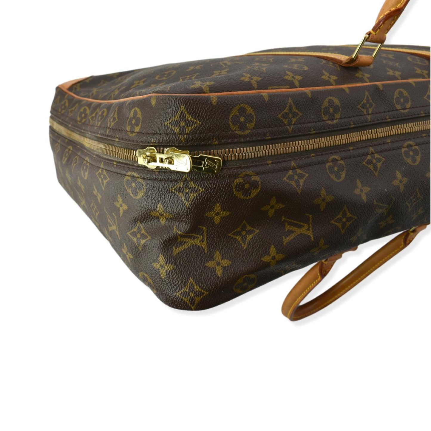 LOUIS VUITTON Sirius 50 Monogram Canvas Suitcase Travel Bag Brown